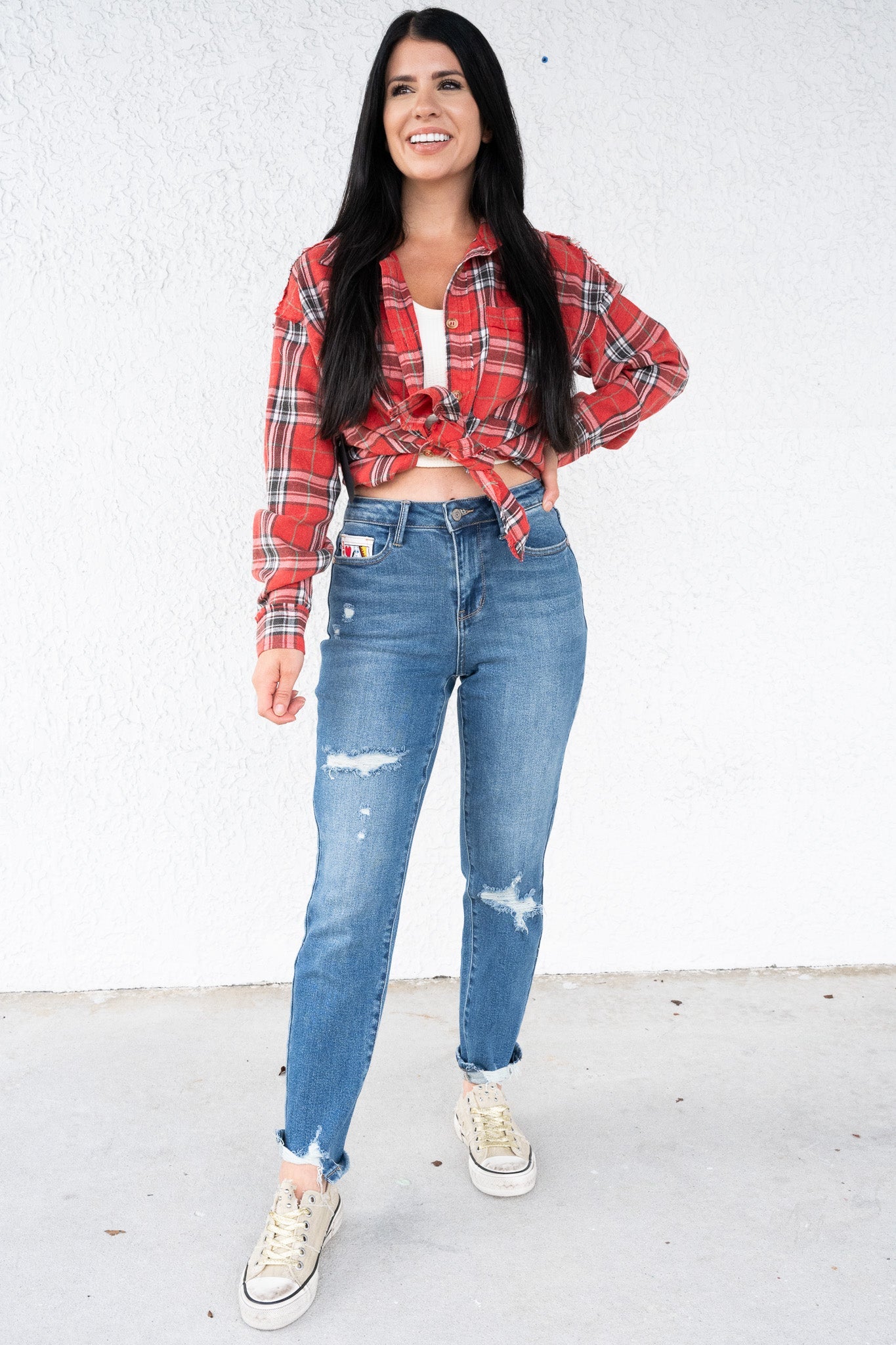 Judy Blue Queen Of My Heart High Rise Boyfriend Jeans *JB