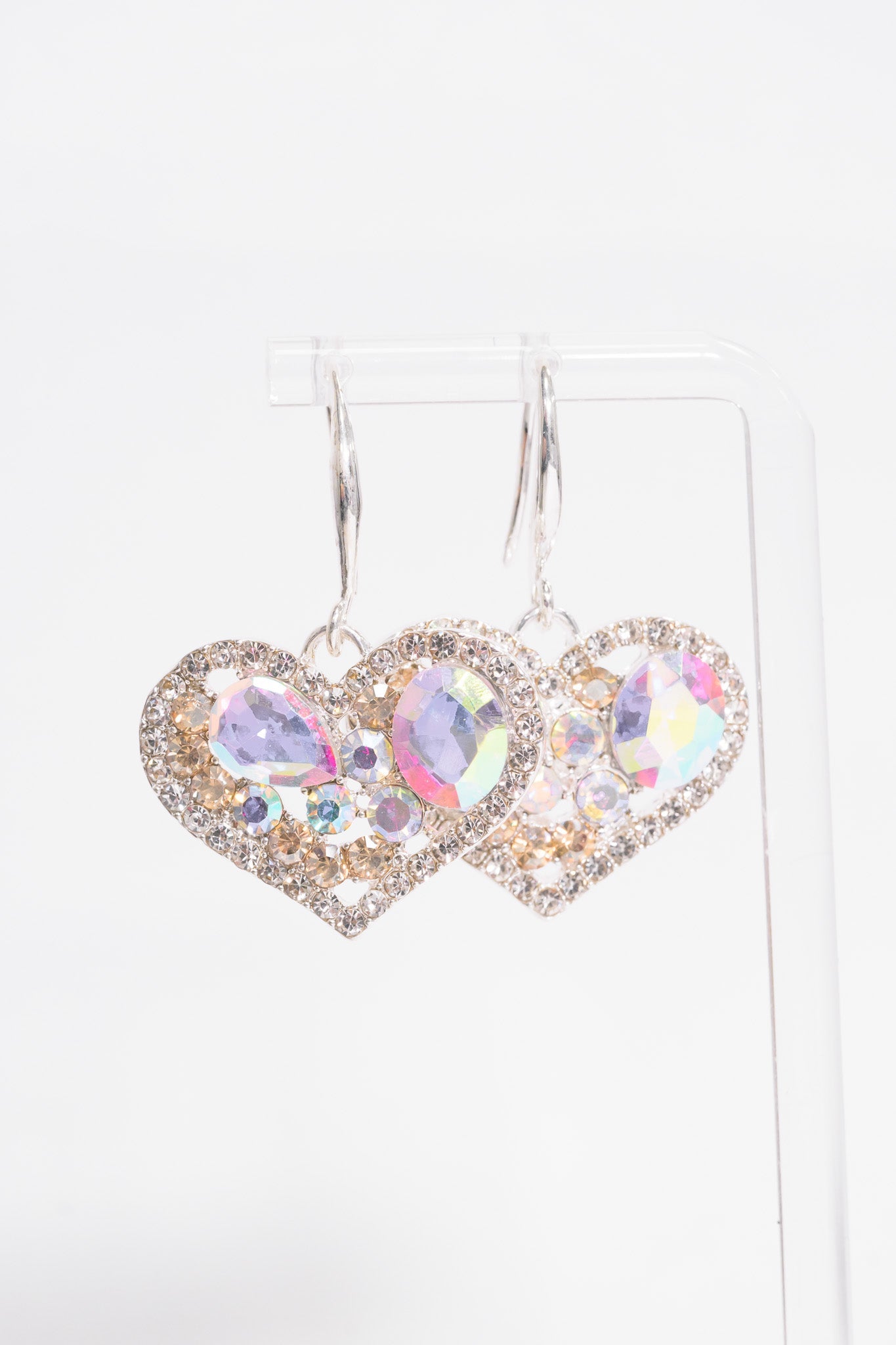 Copacabana Earrings - Liquid Metallic Pearl White