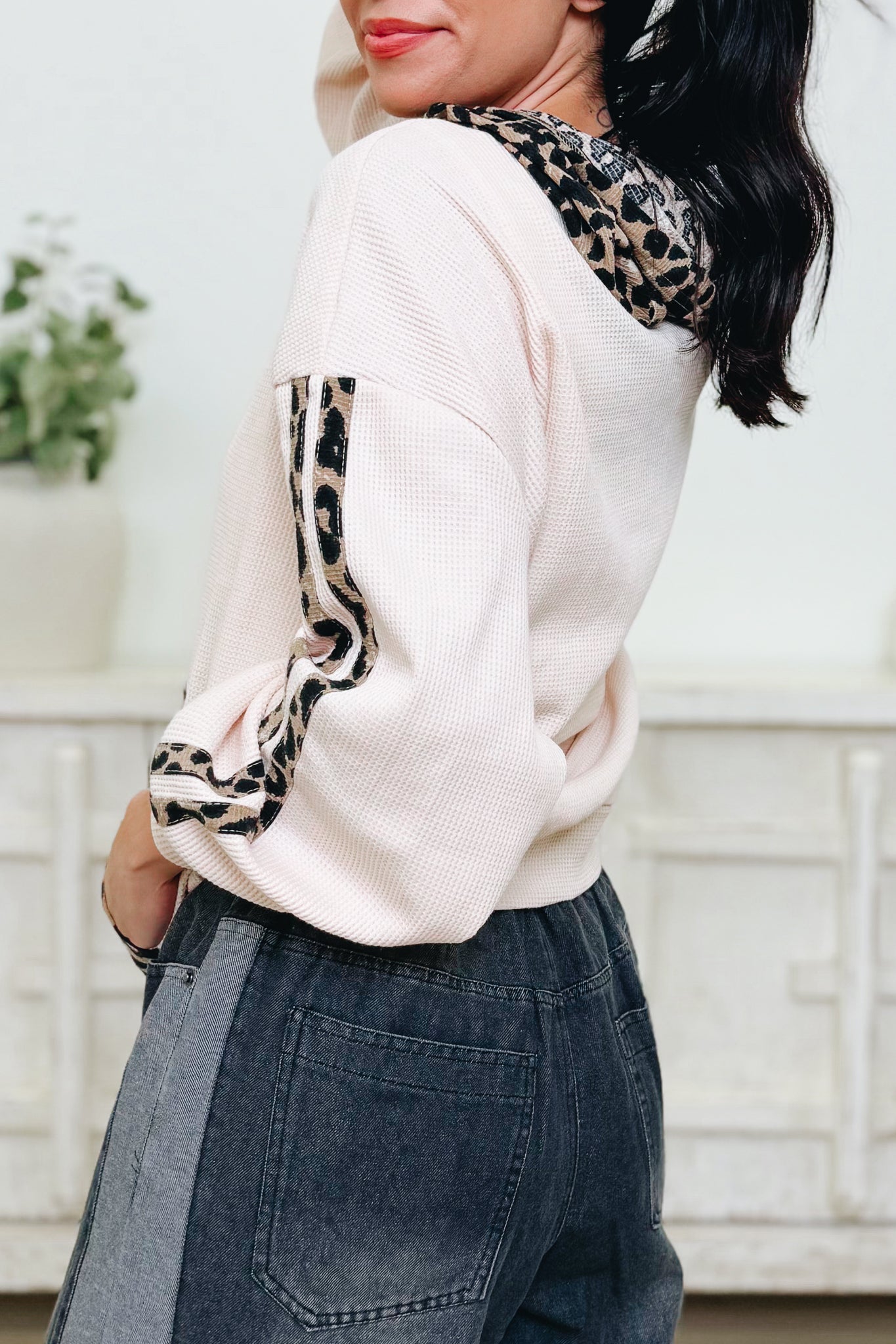 Roam Free Leopard Hoodie