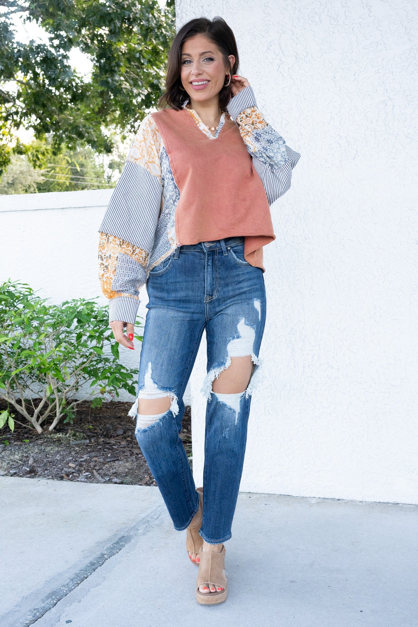 Risen Cali Girl Slim Straight Jeans - Dark