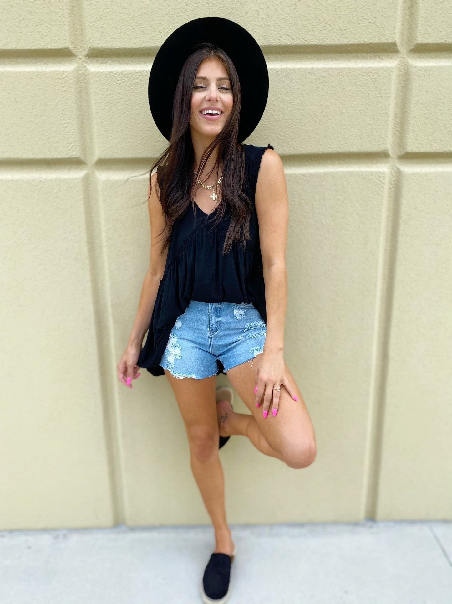 Judy Blue Summer Time View Denim Shorts