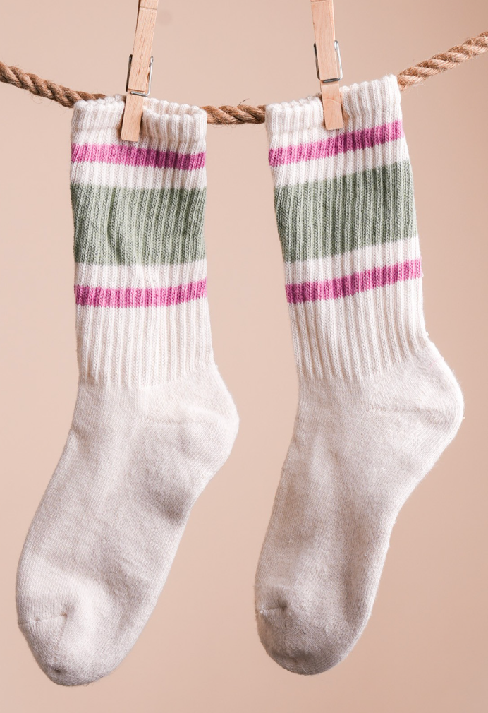 Lace Up Socks - 4 Colors!