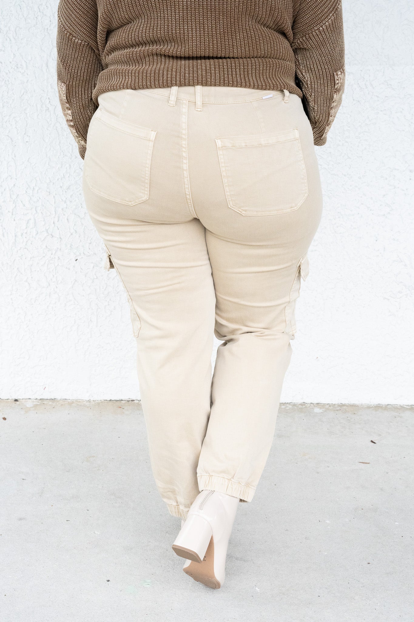 Made For You By Risen - High Rise Cargo Jogger Pants