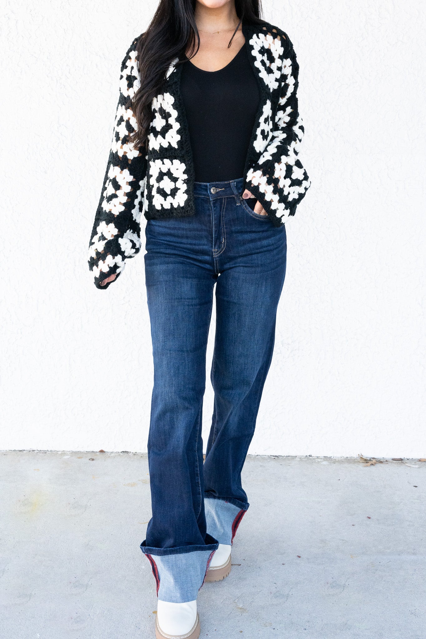 Full Of Adventure By Mica - High Rise Wide Leg Jeans