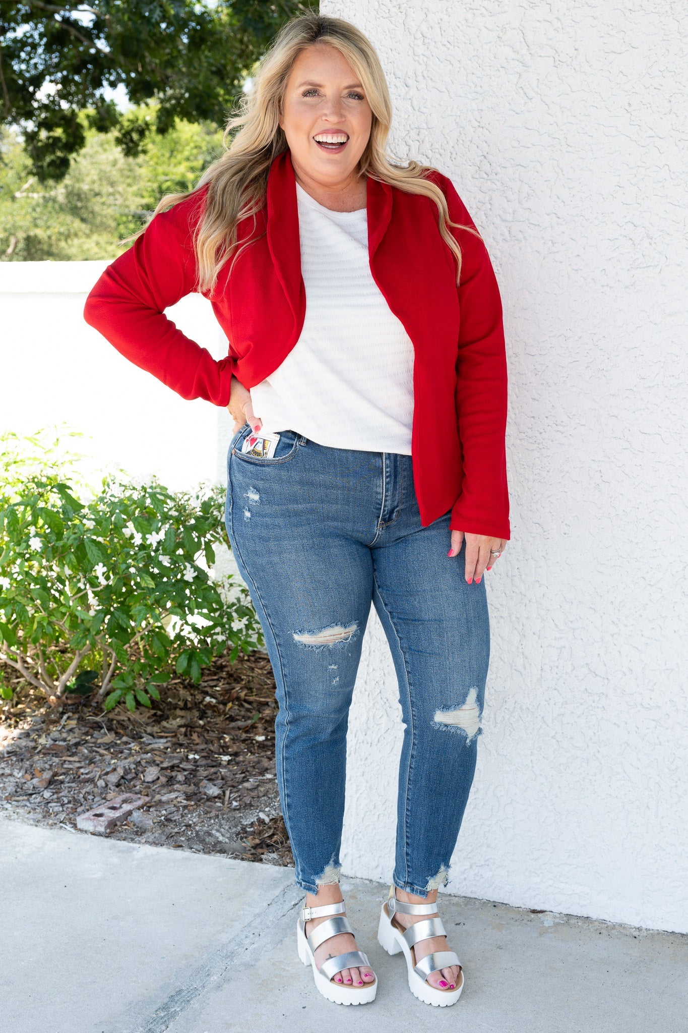 Judy Blue Queen Of My Heart High Rise Boyfriend Jeans *JB