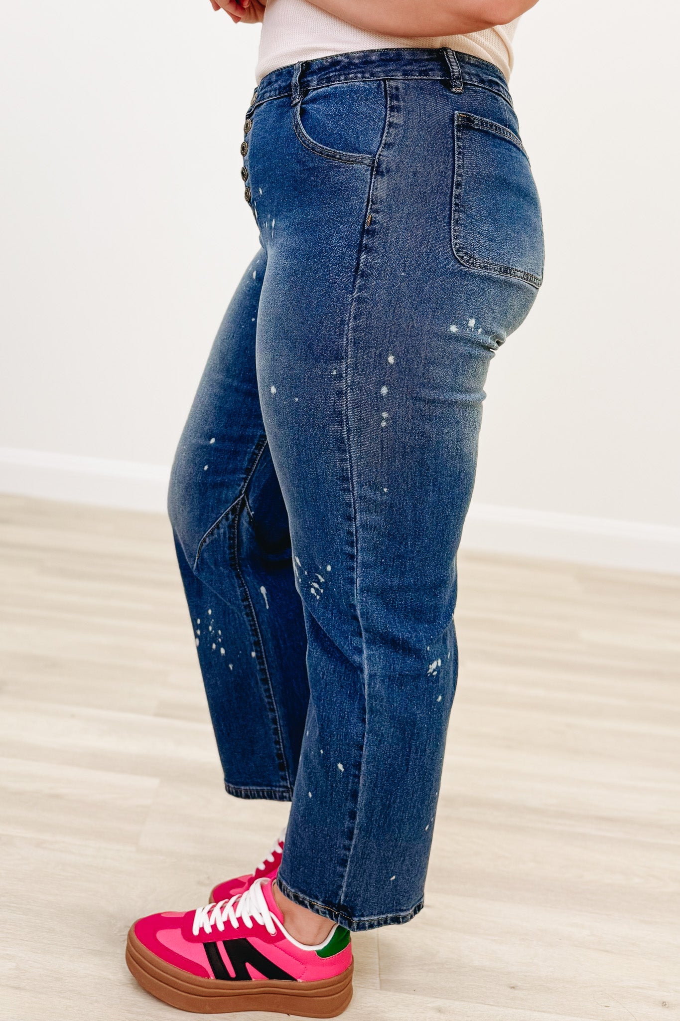 Sweet Baby Slim Baggy Straight Jeans