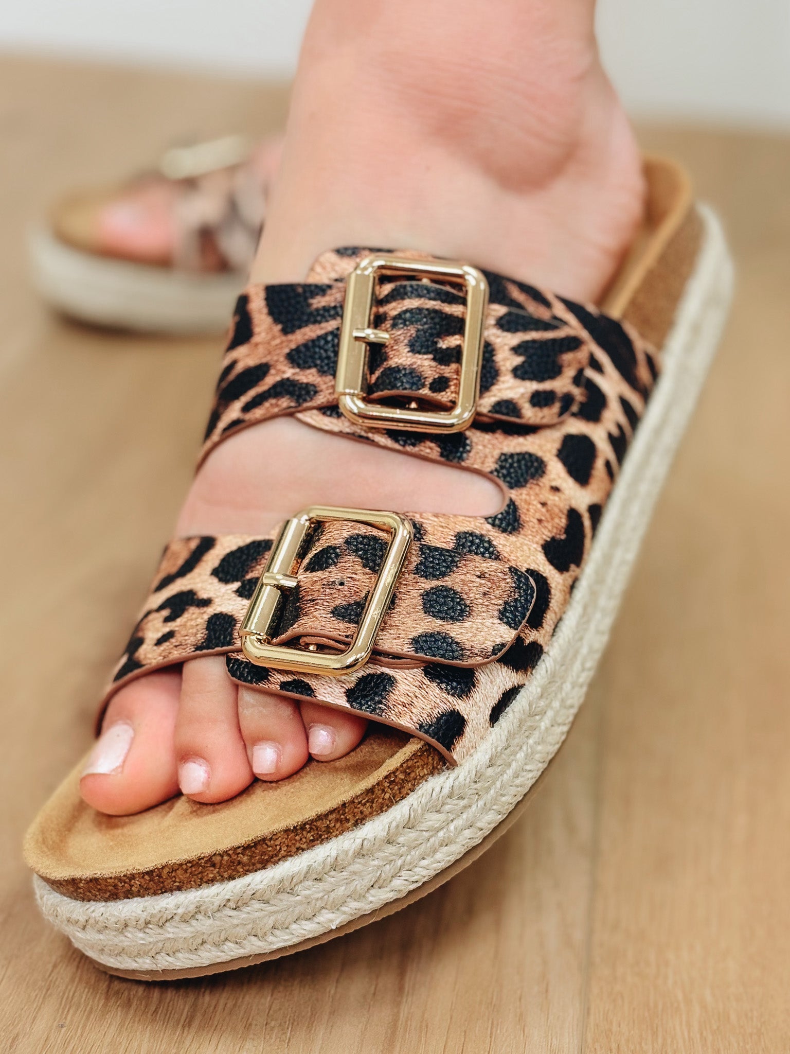 The Marfa Platform Sandal - Leopard