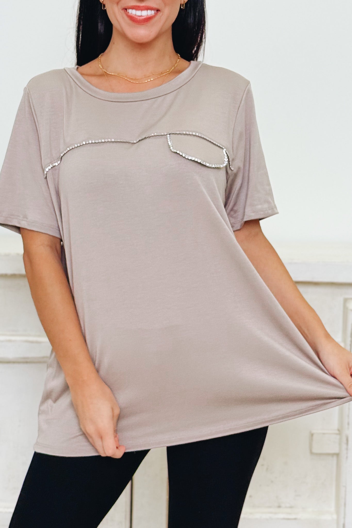 Pocketful Of Sparkle Top - 3 Colors !