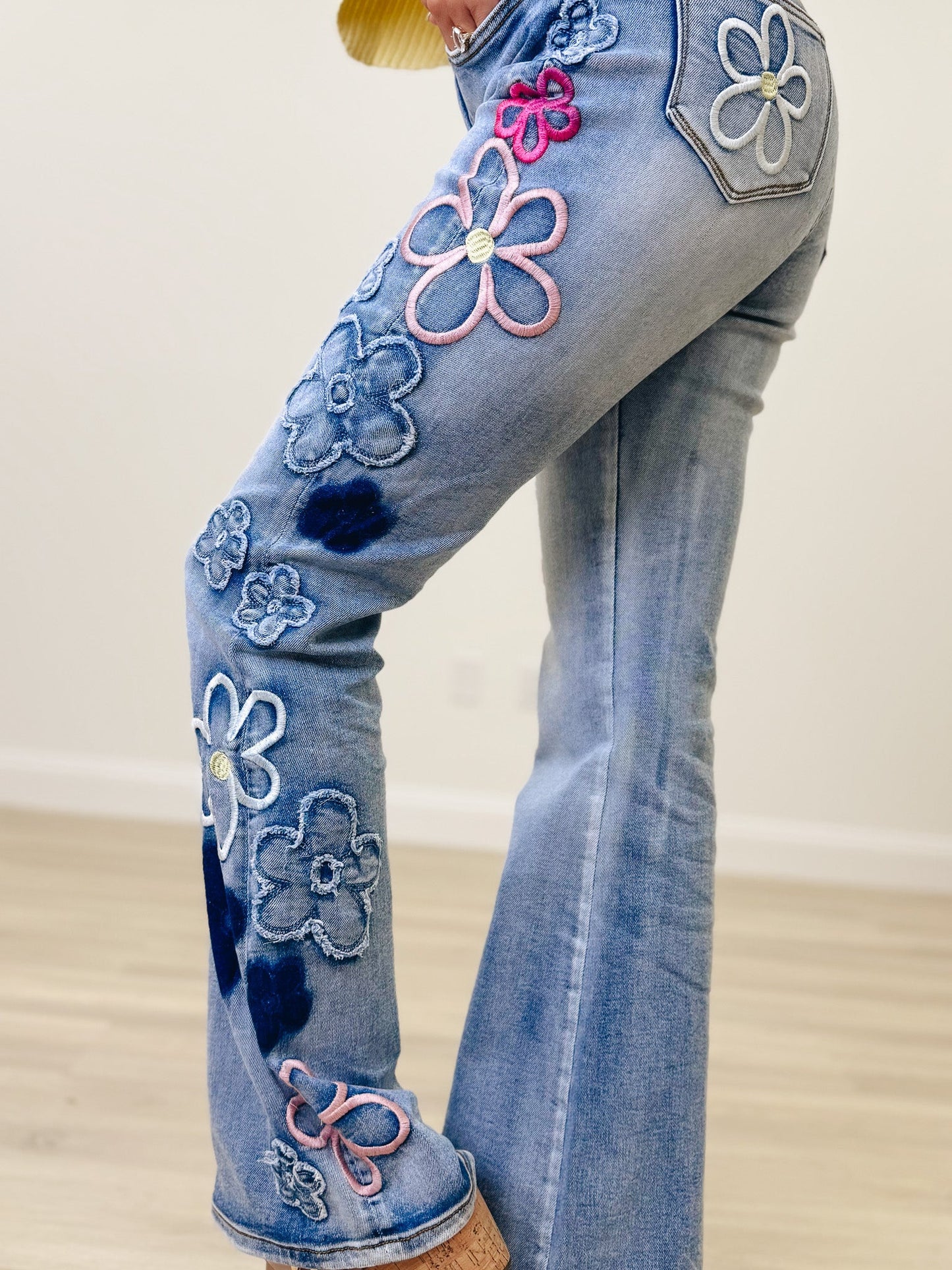 Daisy Dream Jeans - Denim Pink