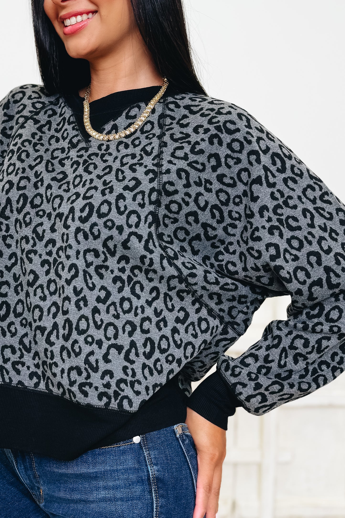 Bold Ambition Leopard Sweater