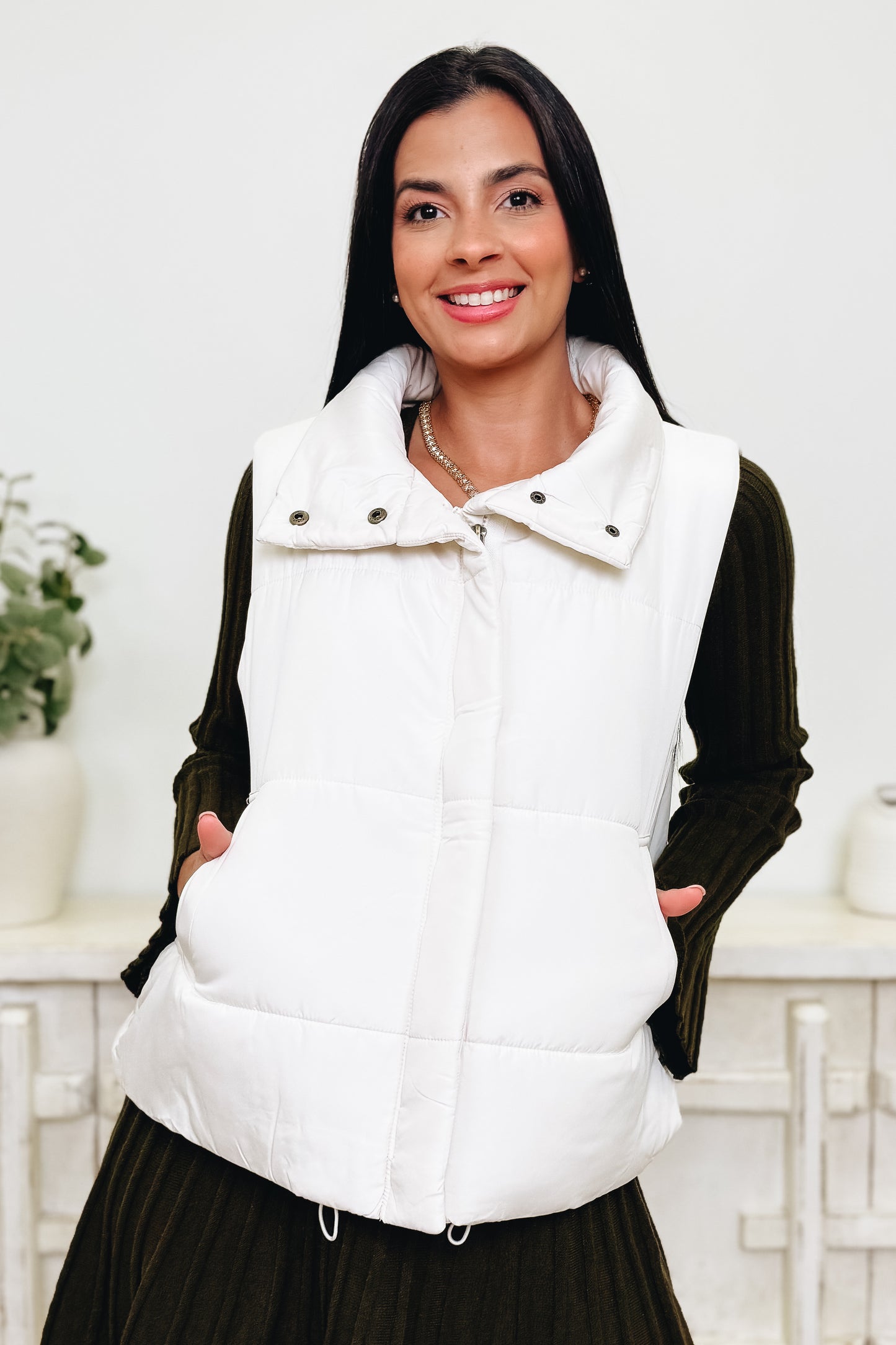 Chill Breaker Zip Up Puffer Vest - 5 Colors!