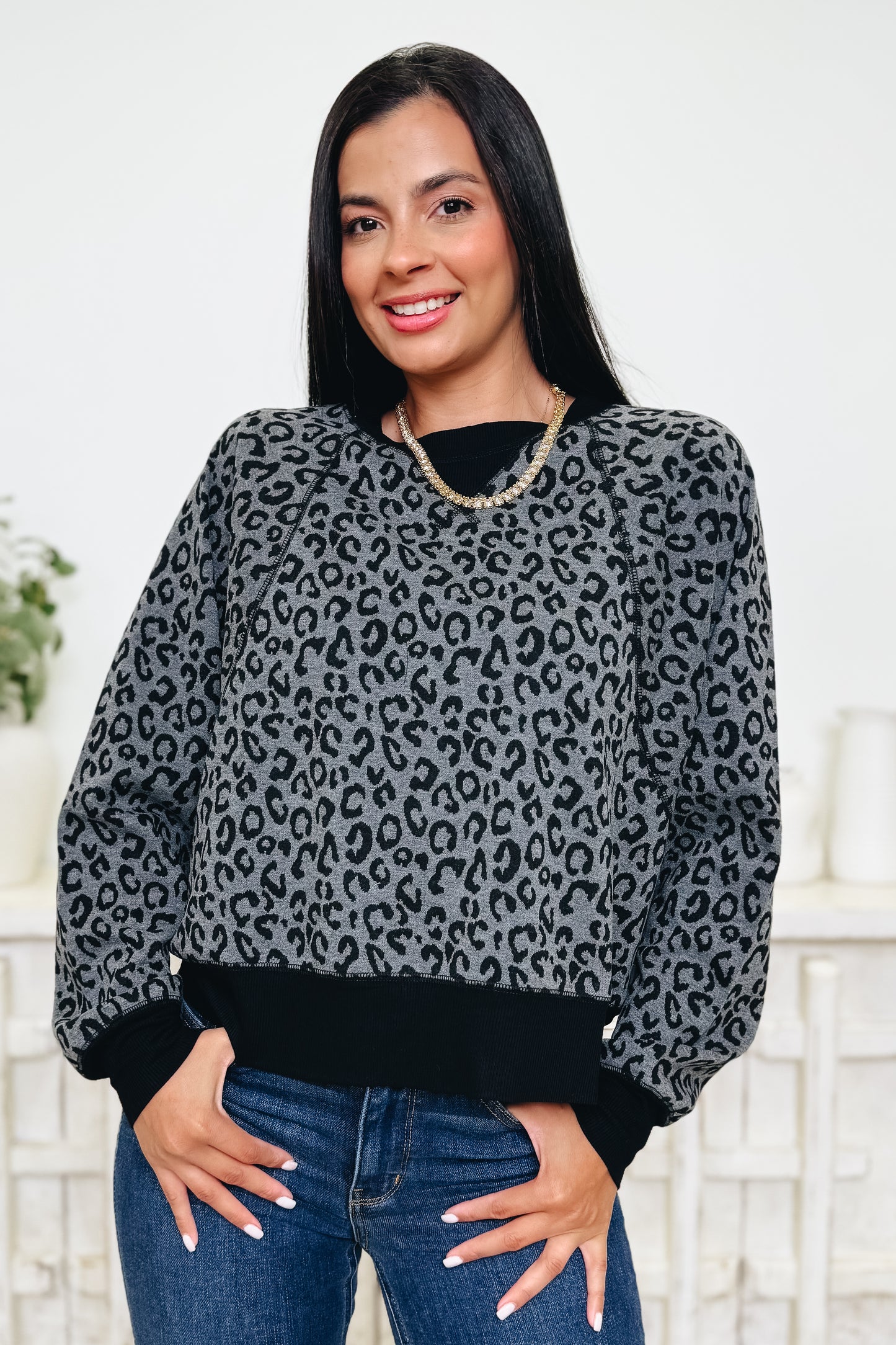 Bold Ambition Leopard Sweater