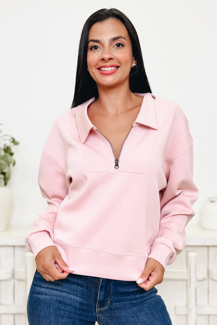 Peak Performance Quarter Zip Top- 2 Colors!