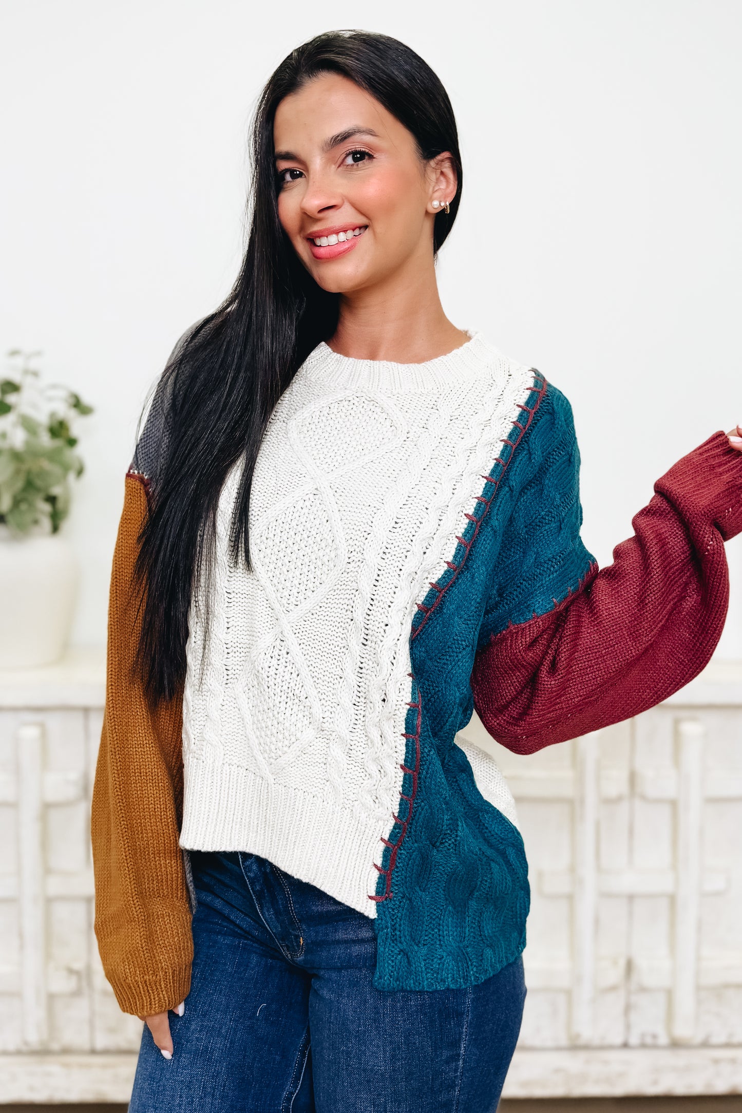 Falling For You Sweater Top