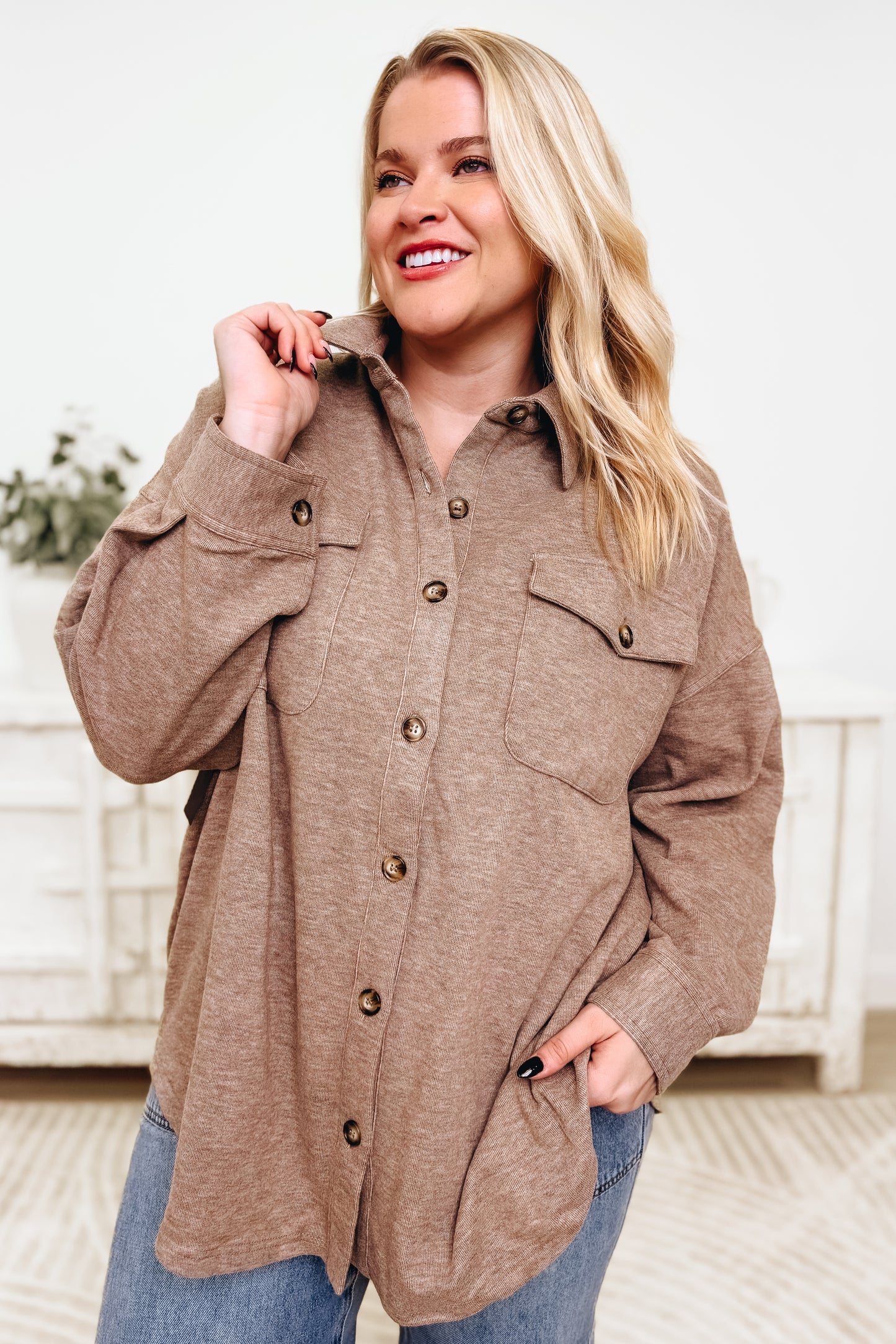 Truth Or Dare Shacket - 4 Colors!