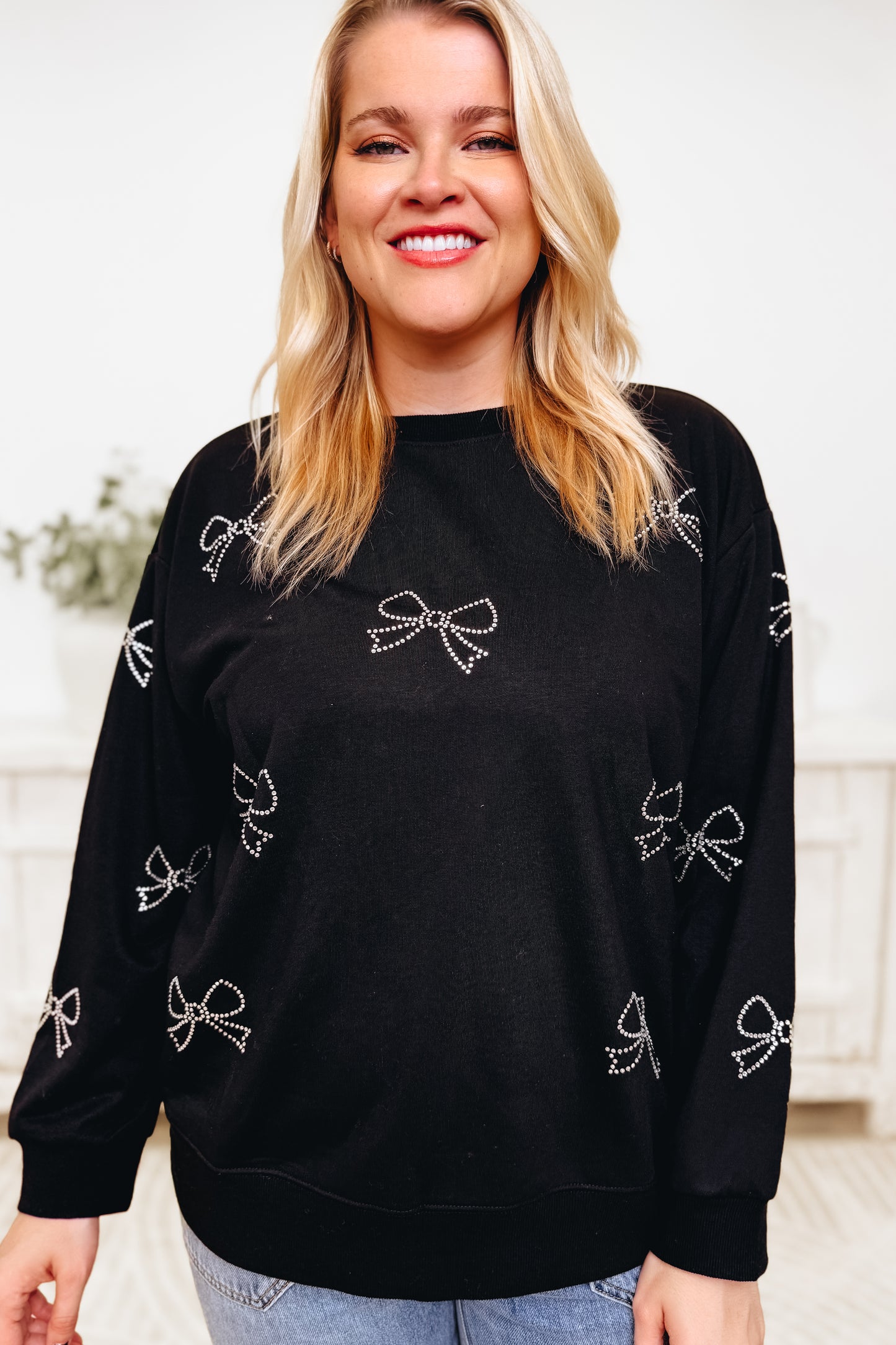 Truly Gifted Bow Sweater