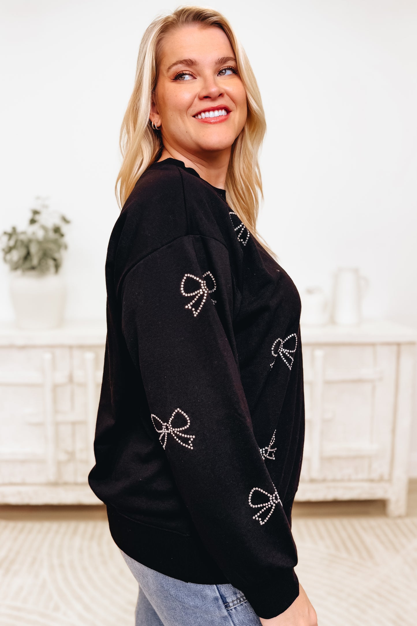 Truly Gifted Bow Sweater