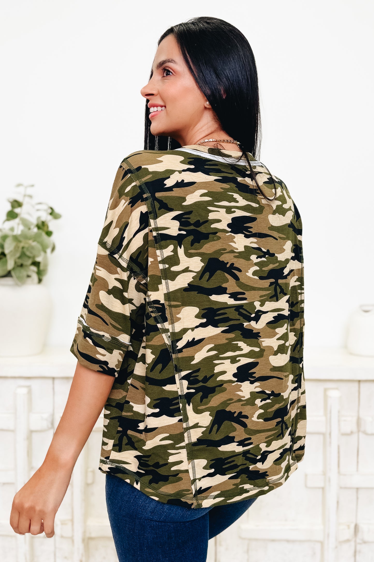 In Stealth Mode Camo Top