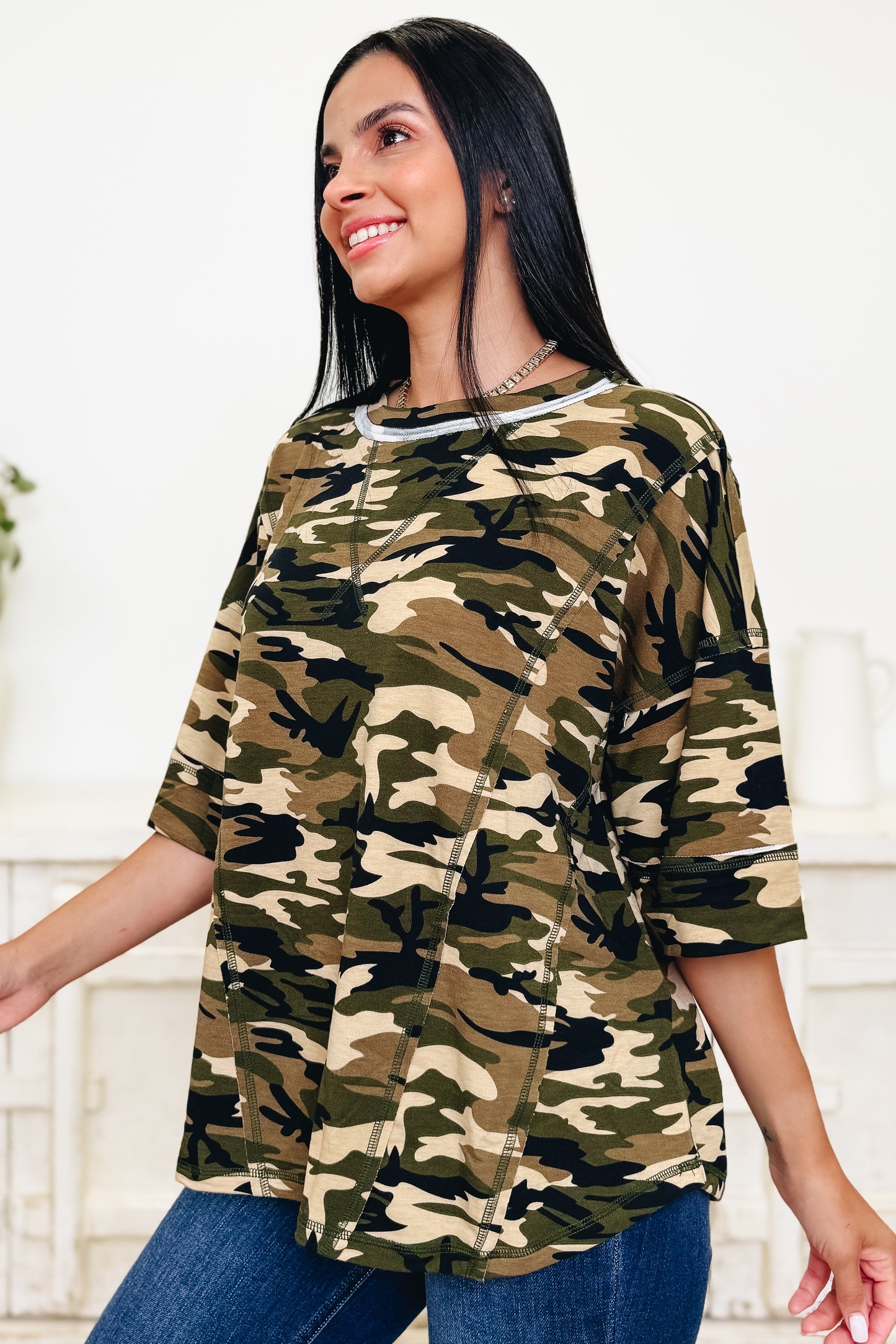 In Stealth Mode Camo Top