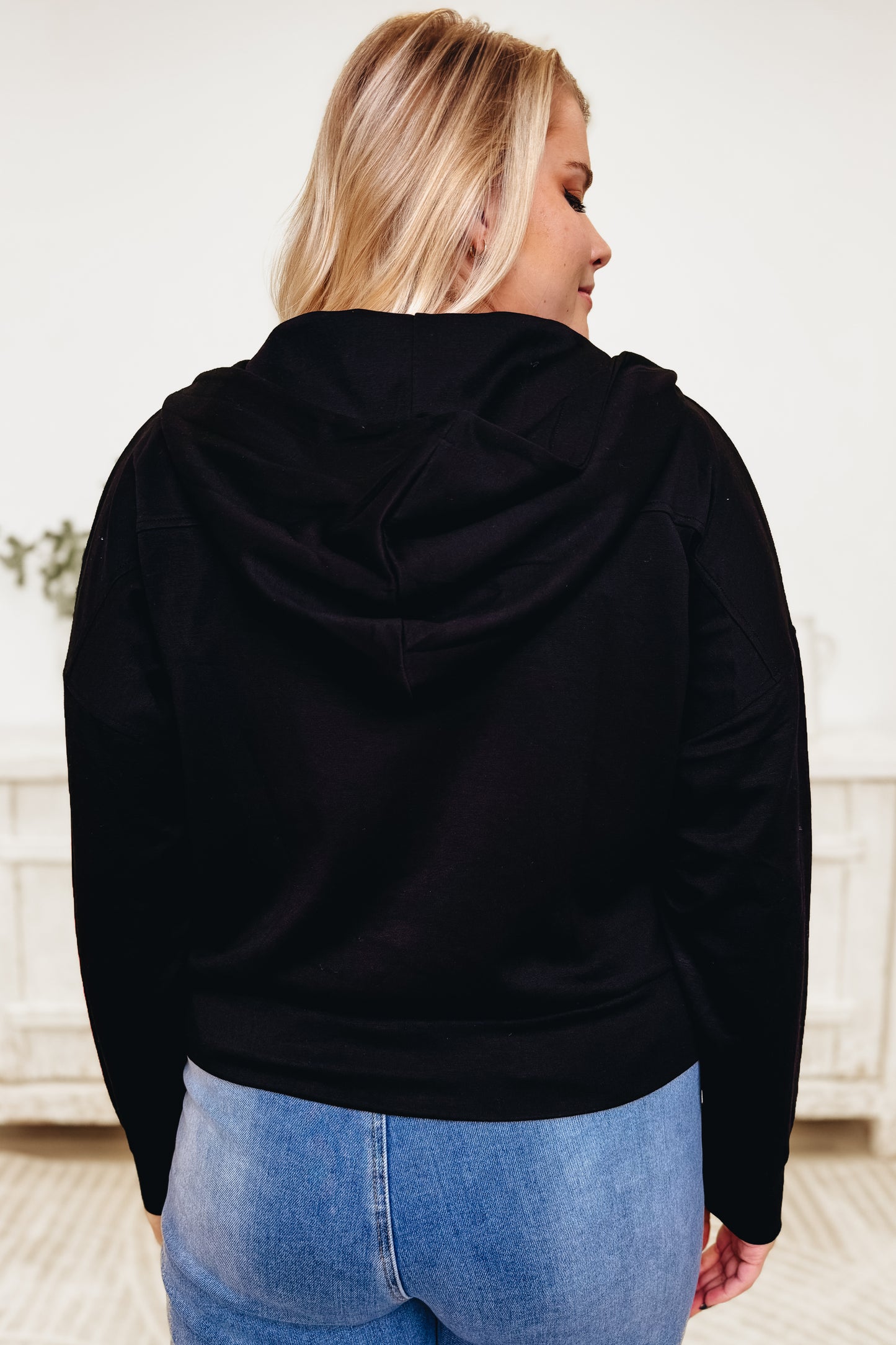 Edge & Elegance Hooded Top - 2 Colors!