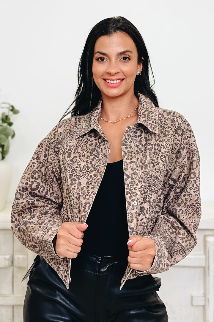 Pursuit Of Happiness Leopard Jacket