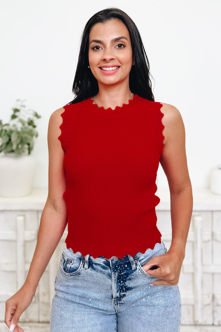 Comforting Elevation Sweater Tank Top-2 Colors!