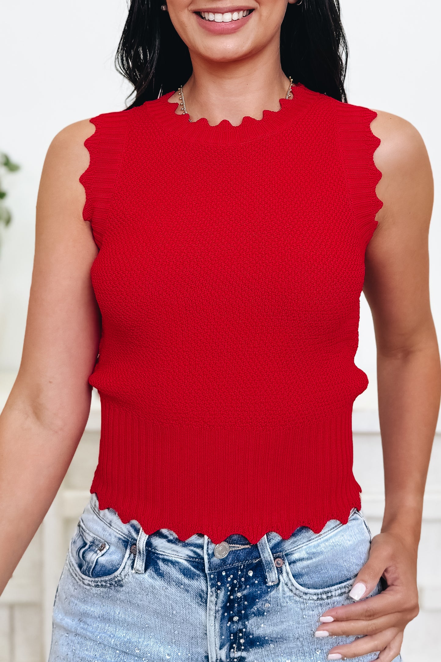 Comforting Elevation Sweater Tank Top-2 Colors!