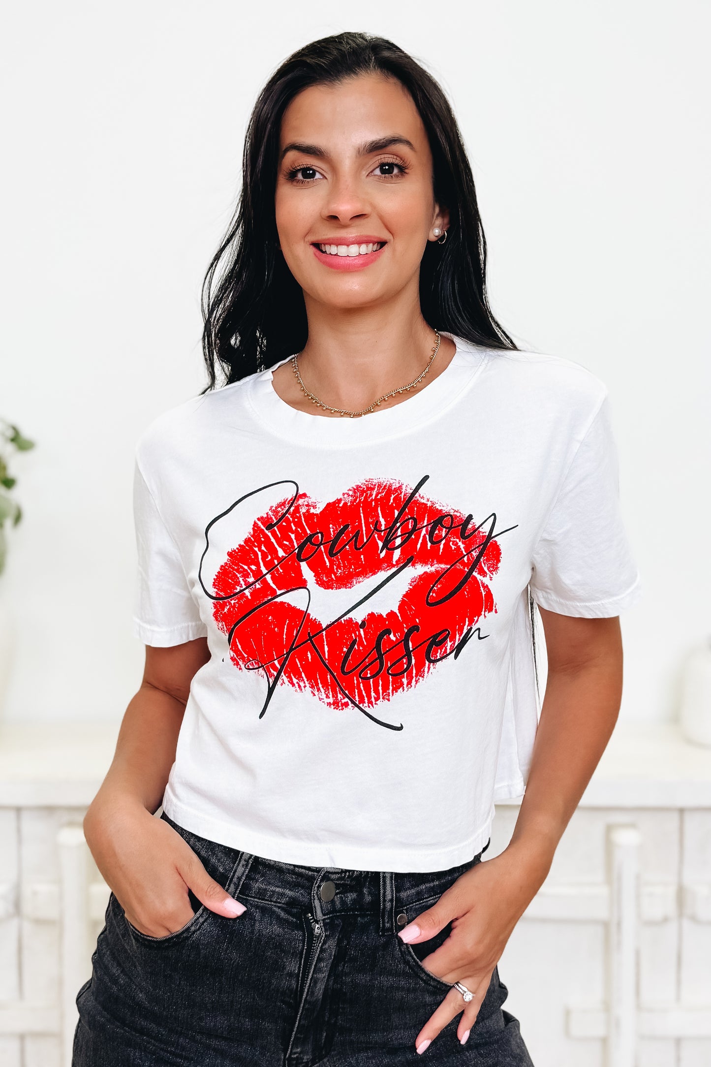 Cowboy Kisser Graphic Tee - 2 Colors!