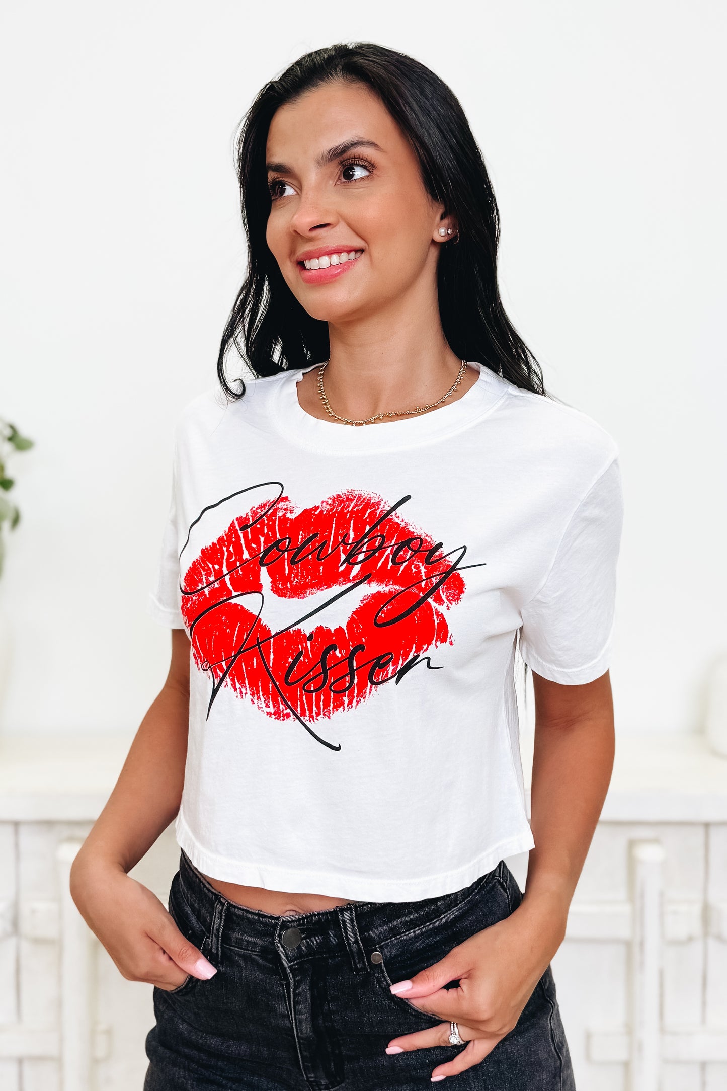 Cowboy Kisser Graphic Tee - 2 Colors!