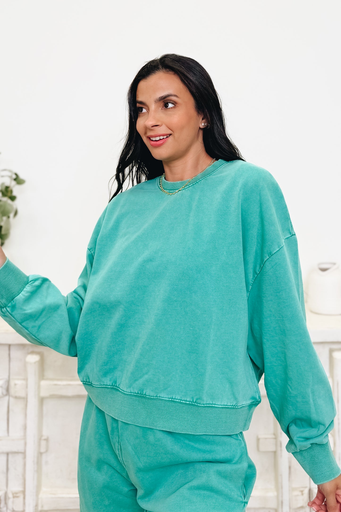 The Plush Paradise Sweatshirt - 2 Colors!