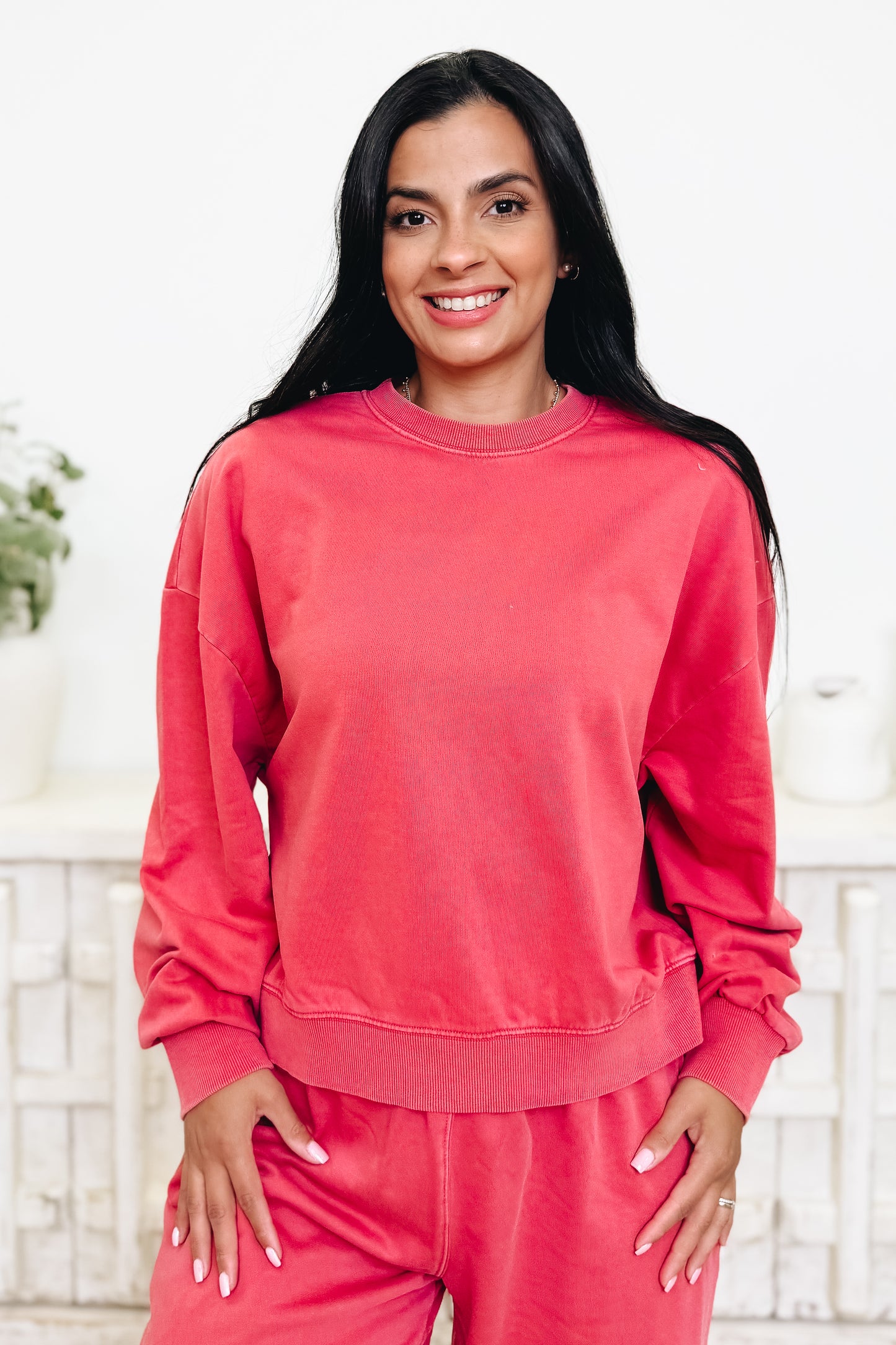 The Plush Paradise Sweatshirt - 2 Colors!