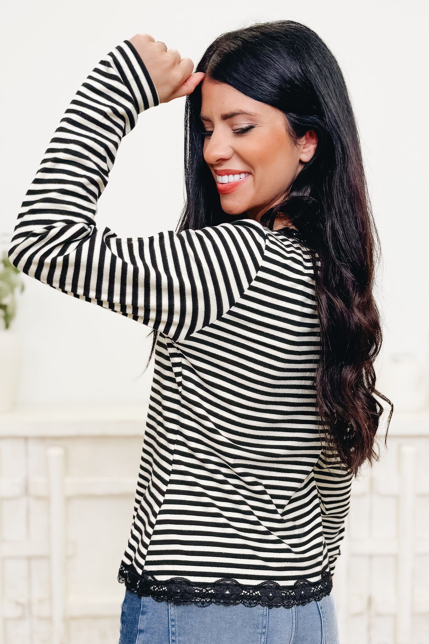 Little Miss Lace Trim Cardigan