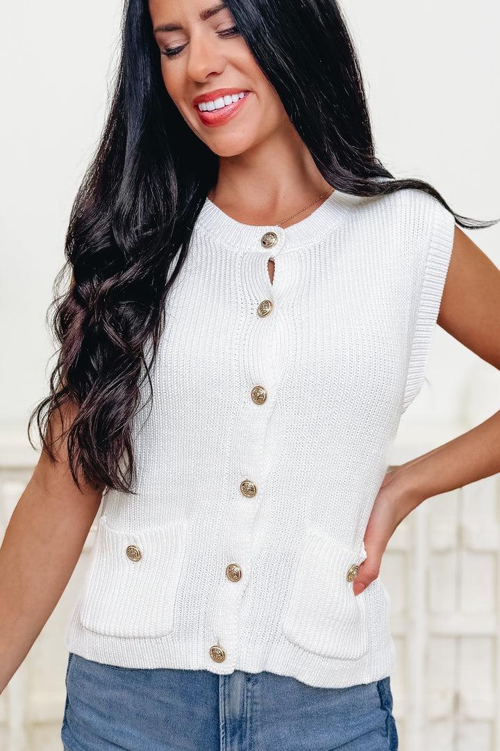 All Smiles Sleeveless Top