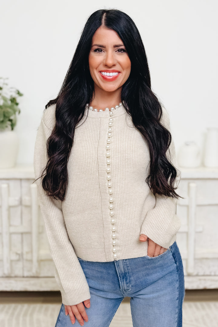 A Girl & Her Pearls Top