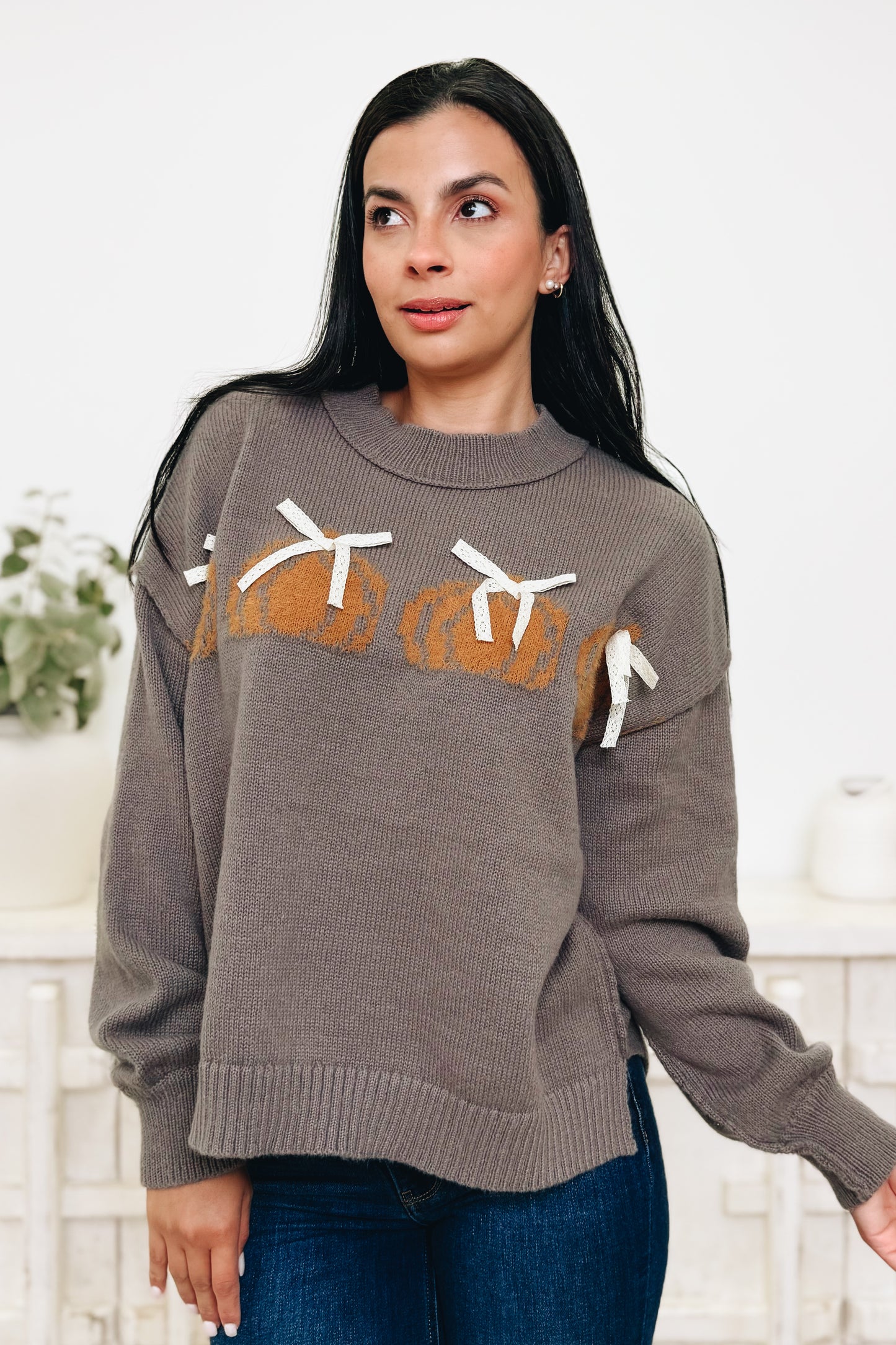 The Cozy Cutie Pumpkin Sweater - 2 Colors!