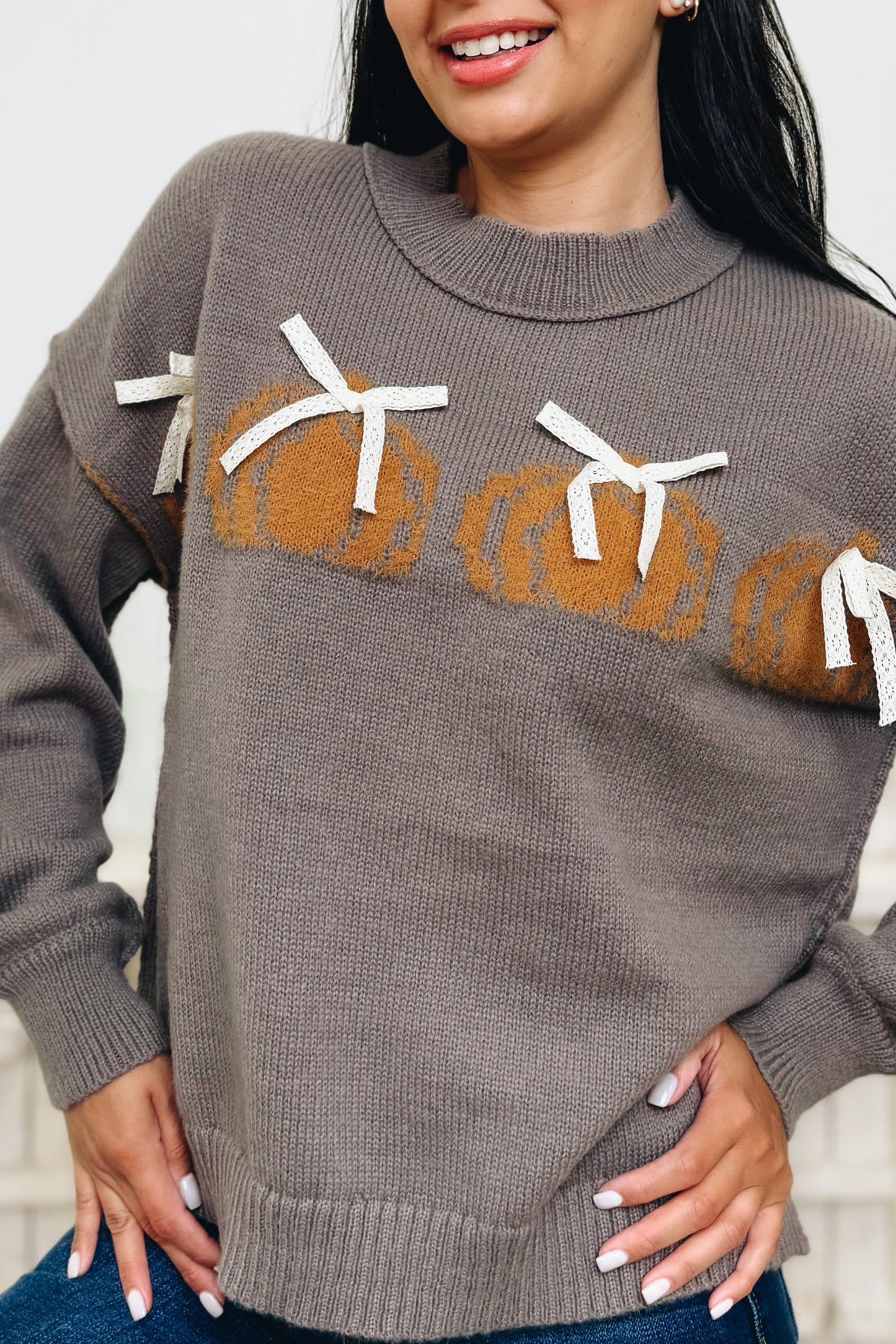 The Cozy Cutie Pumpkin Sweater - 2 Colors!