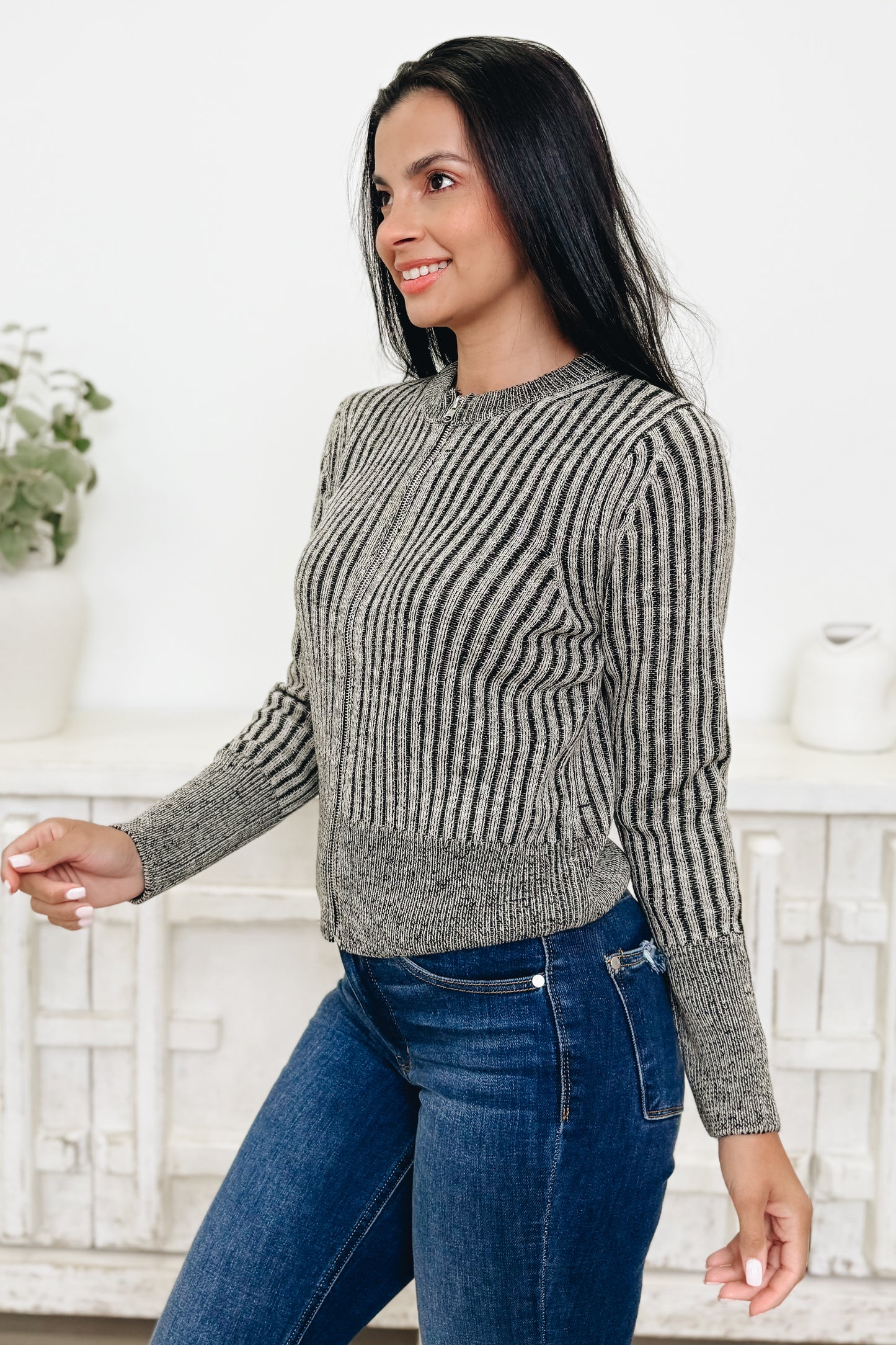 Wrapped In Warmth Zip Up Sweater - 5 Colors!