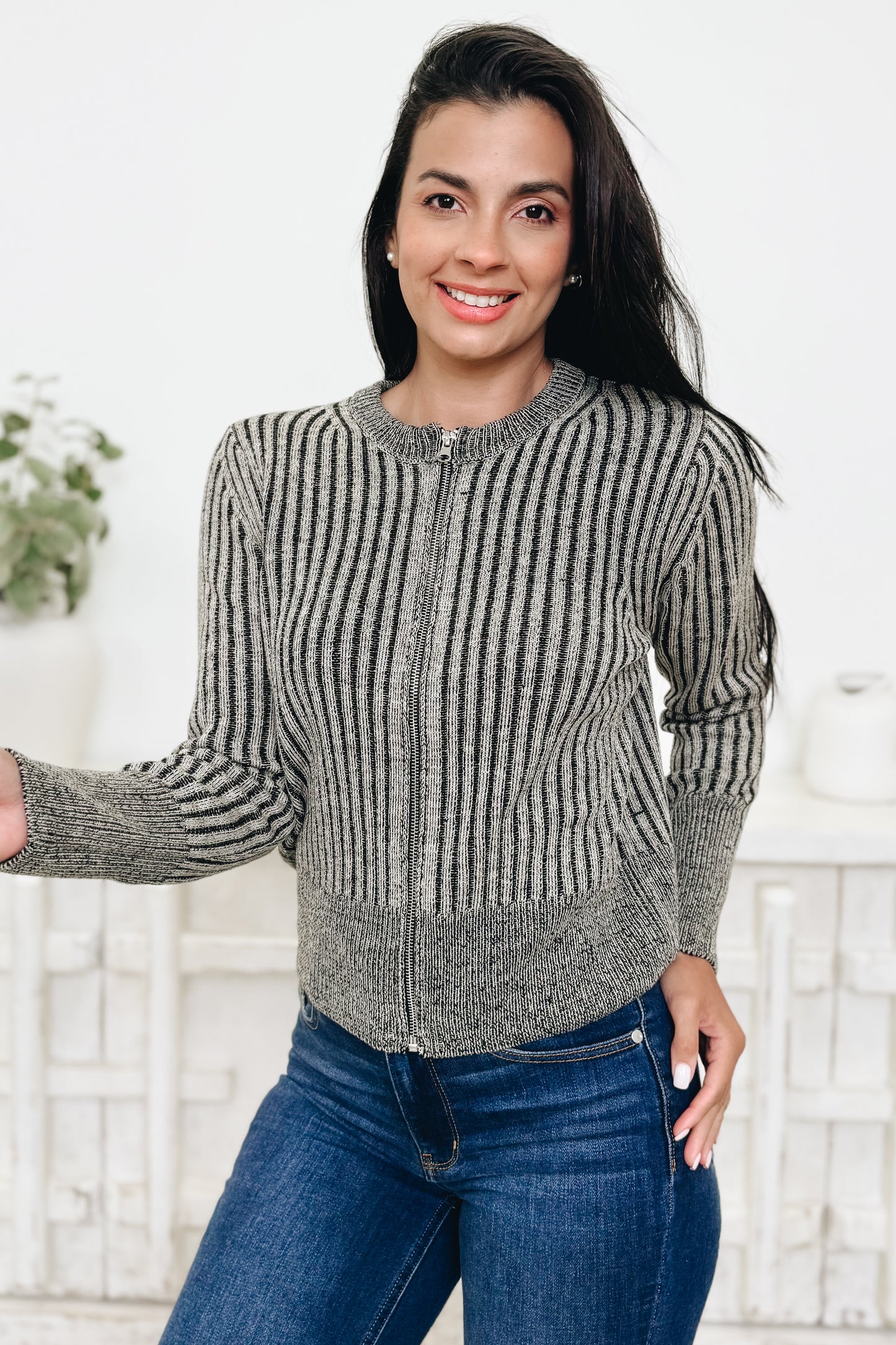 Wrapped In Warmth Zip Up Sweater - 5 Colors!