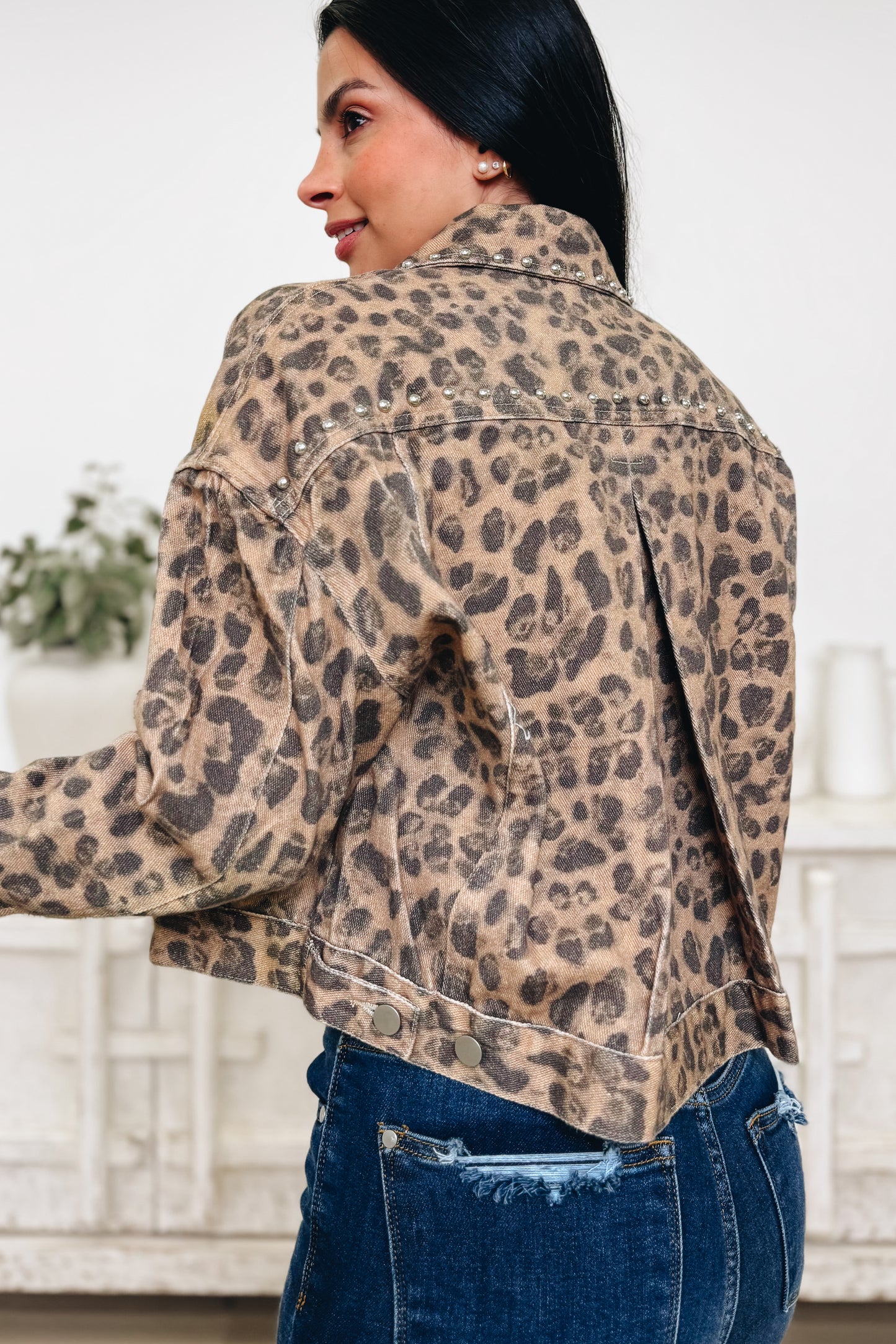 Up For The Taking Leopard Jacket