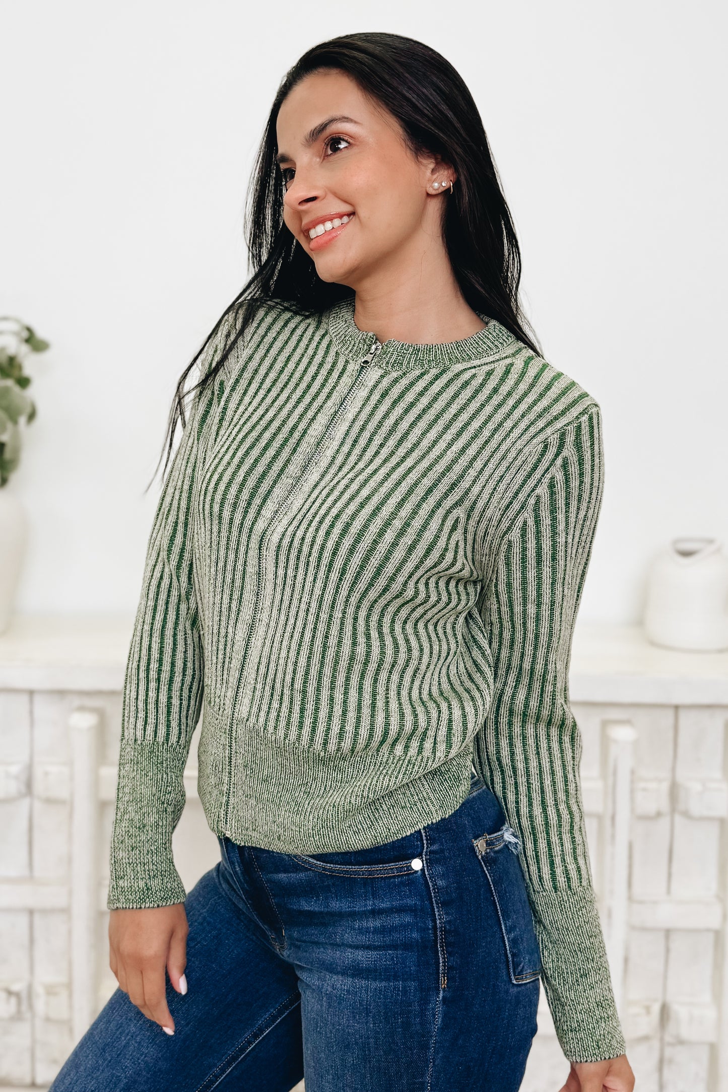 Wrapped In Warmth Zip Up Sweater - 5 Colors!