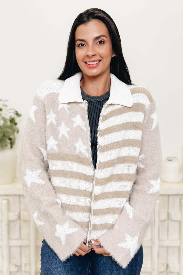 American Faith Sweater Jacket
