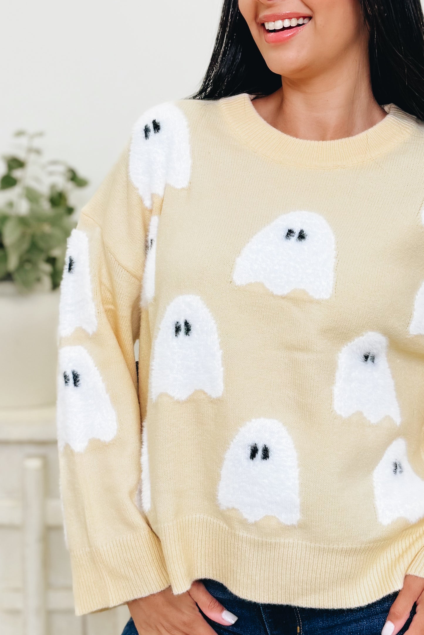 Wisp & Wrap Ghost Sweater Top