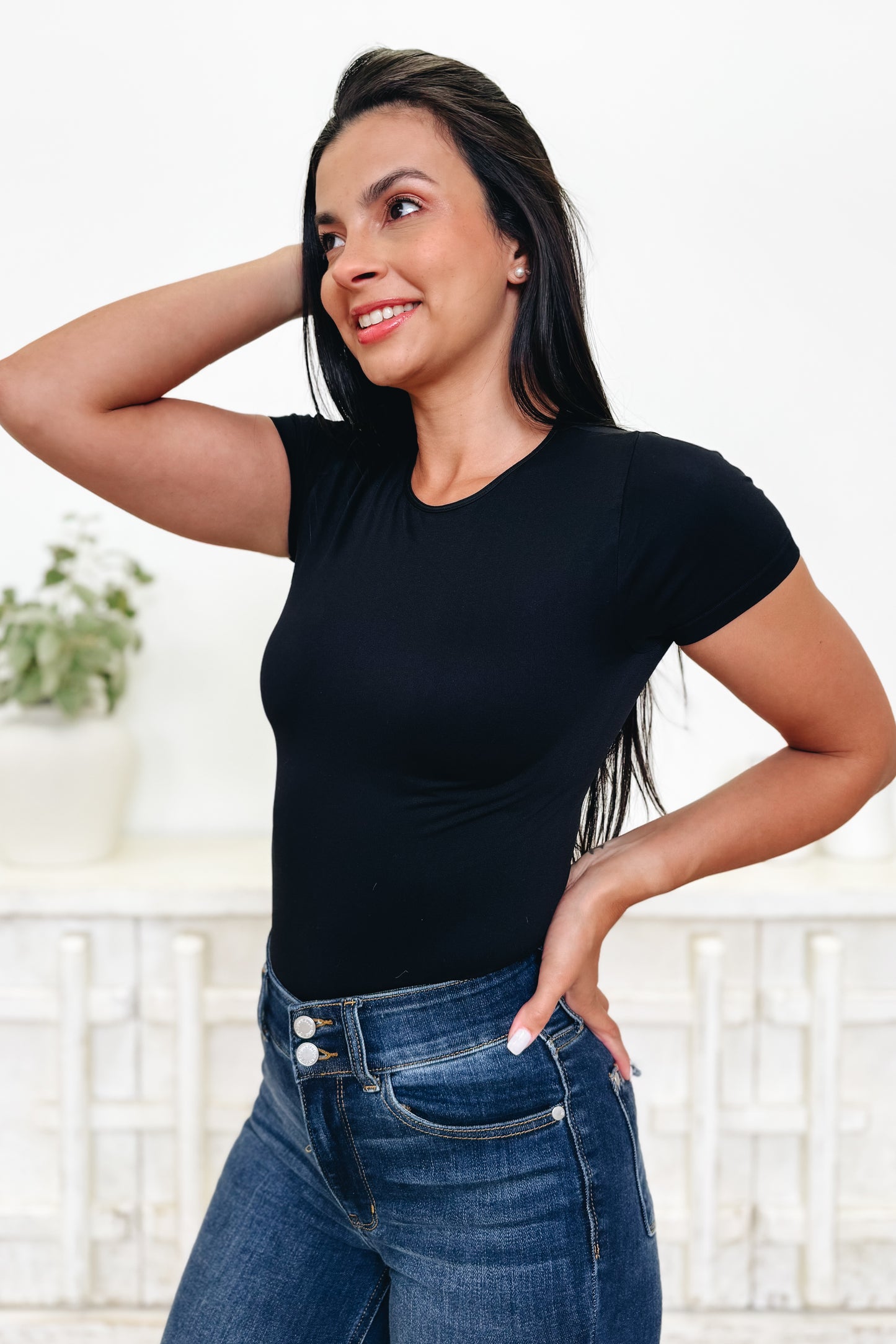 Sugar On Me Seamless Short Sleeve Bodysuit - 5 Colors!