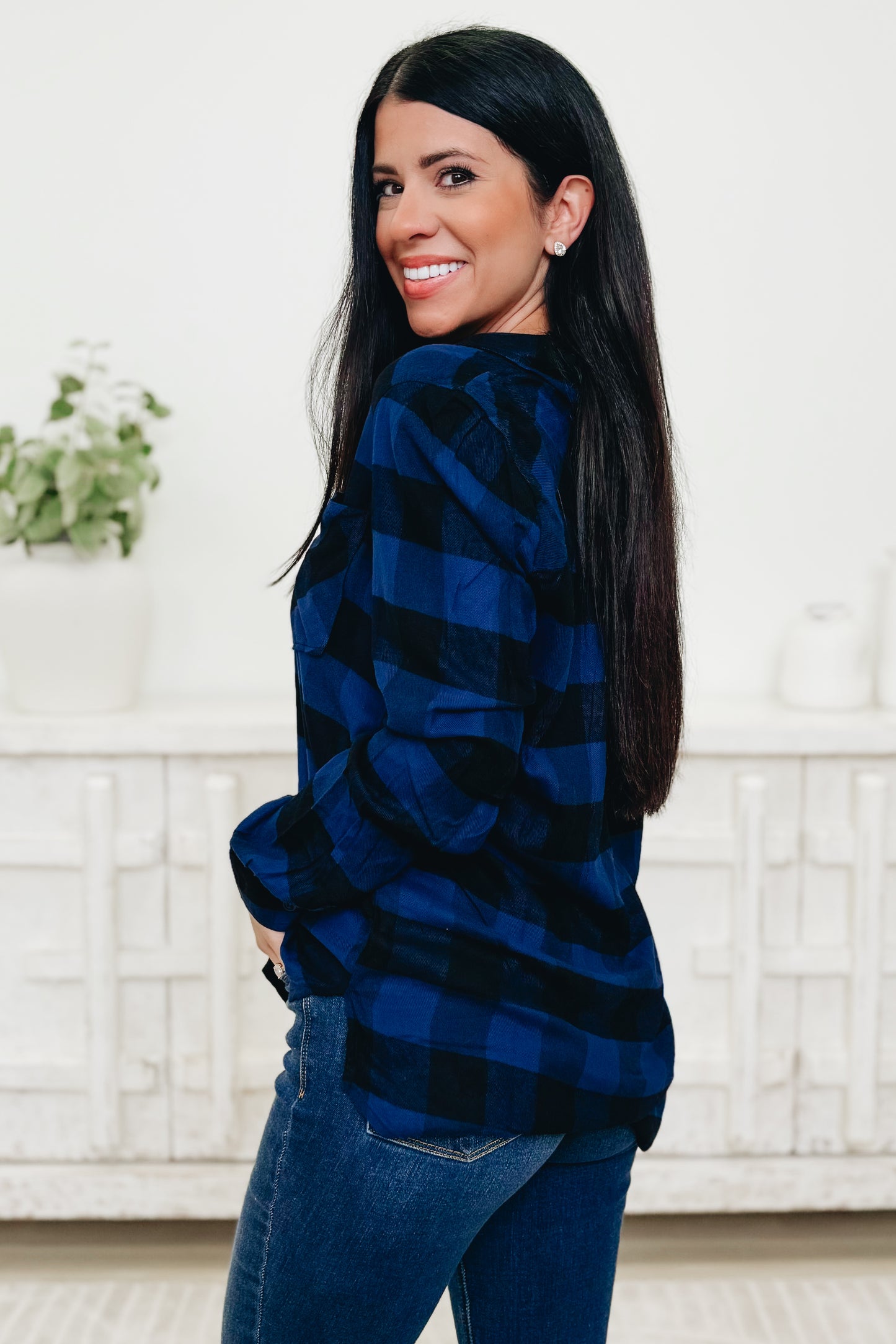 Blessed Beyond Flannel Top - 2 Colors!