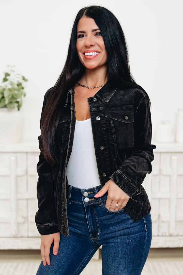 Feeling Something Corduroy Jacket - 3 Colors!