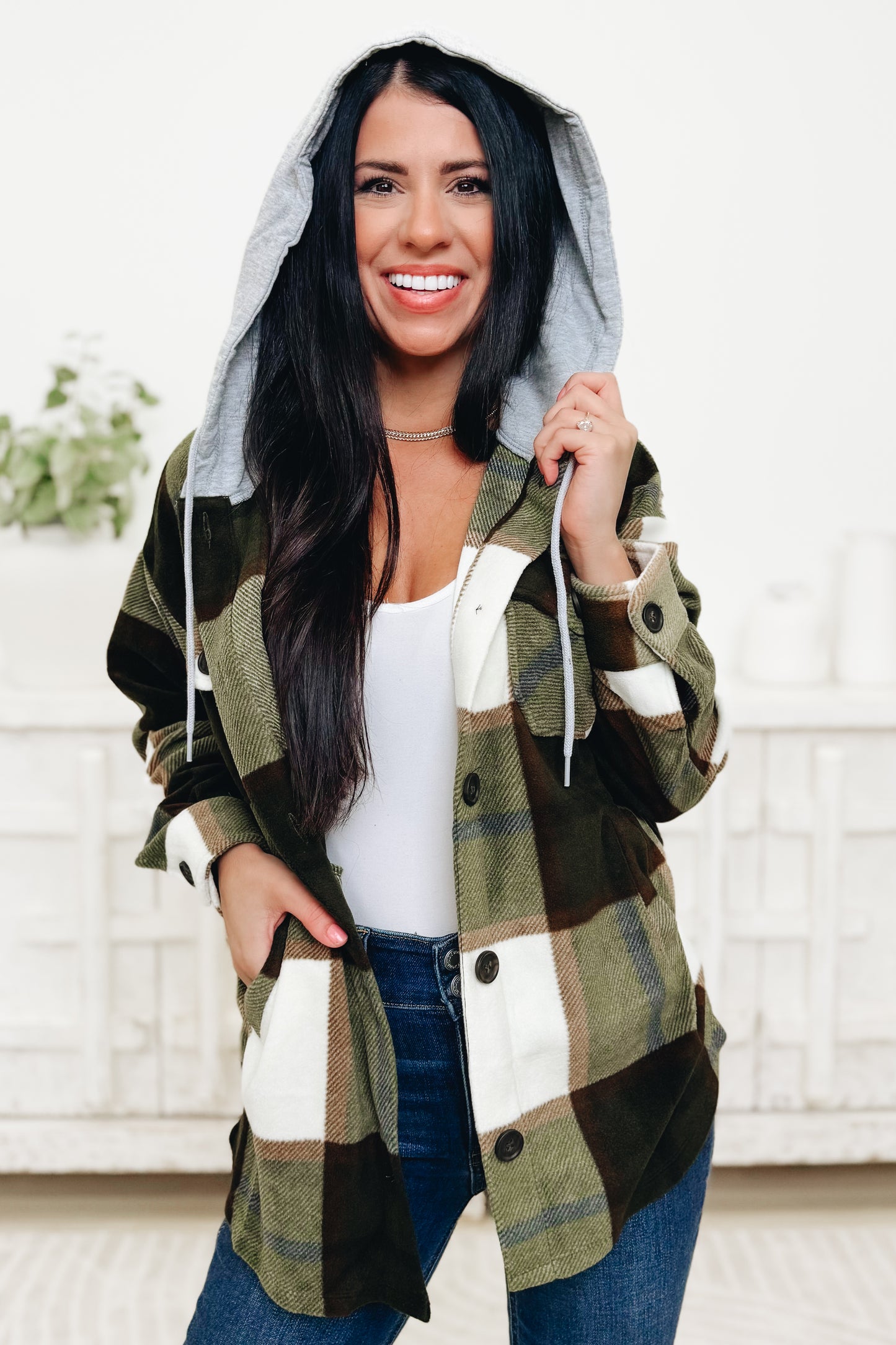 In Honor Of Fall Fleece Shacket - 3 Colors!