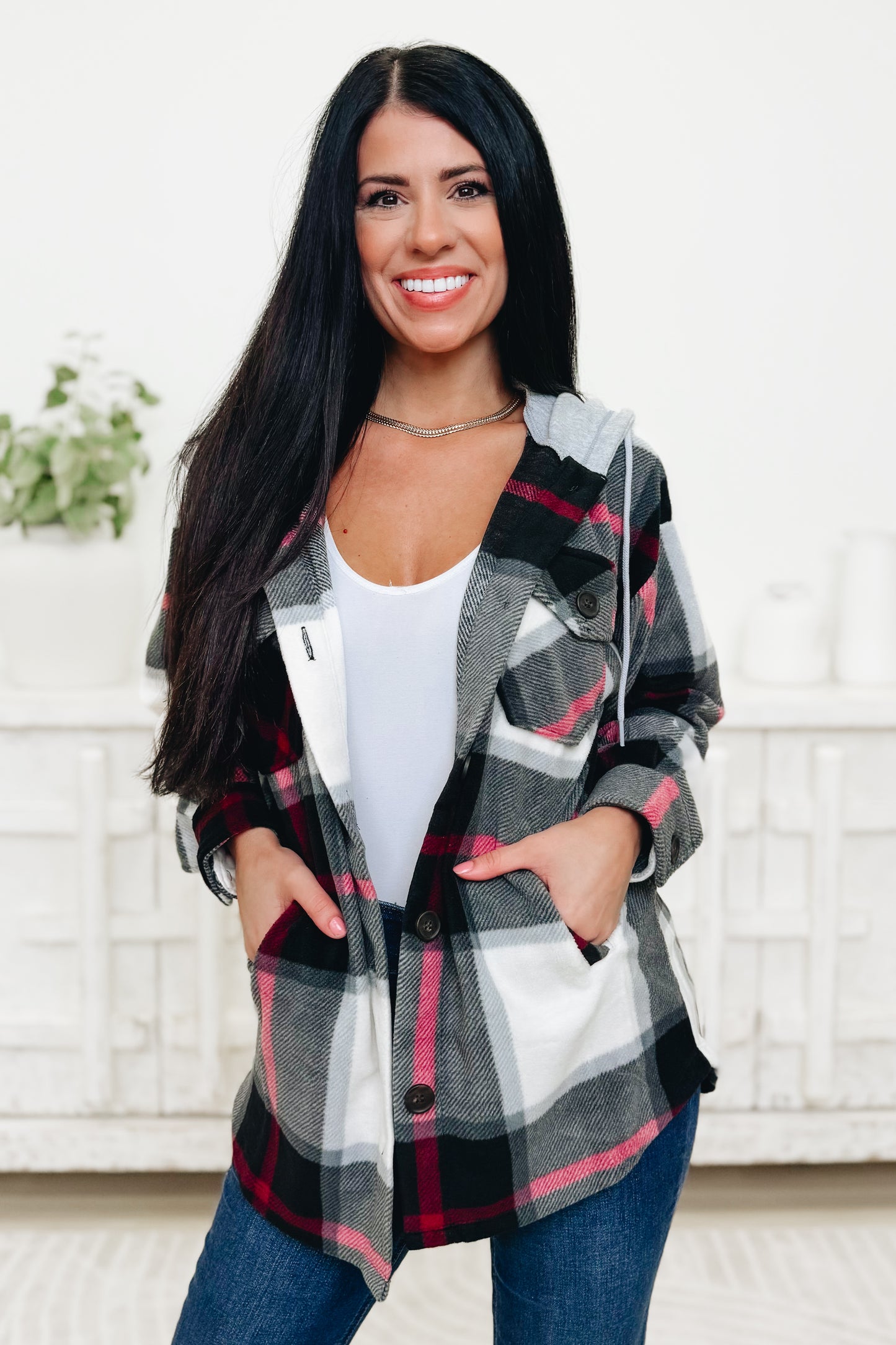 In Honor Of Fall Fleece Shacket - 3 Colors!