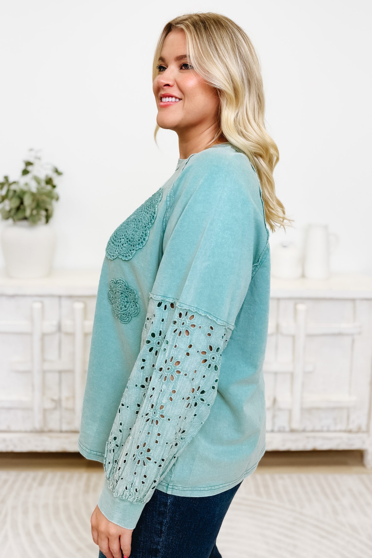 Floral Flutter Top- 2 Colors