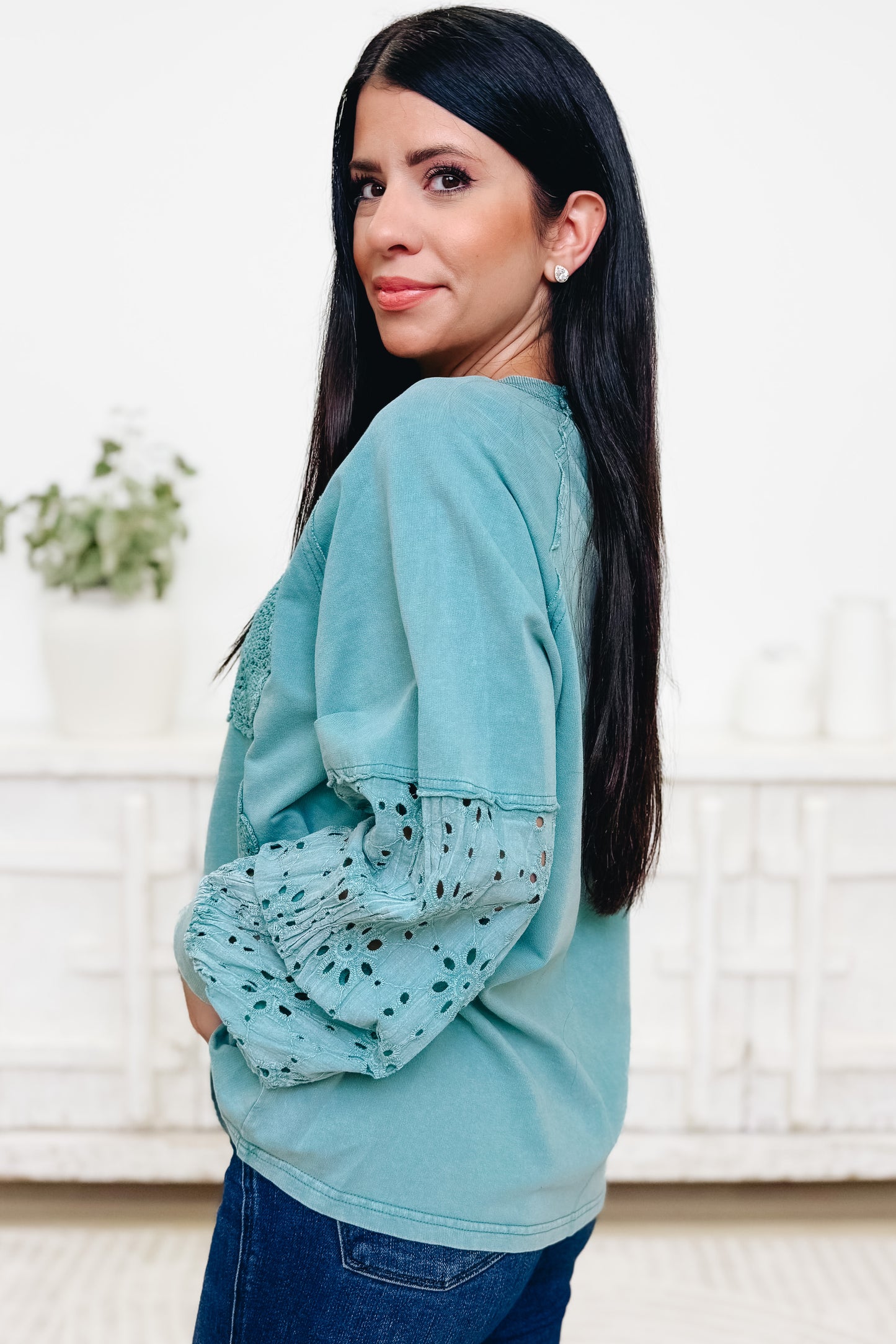 Floral Flutter Top- 2 Colors