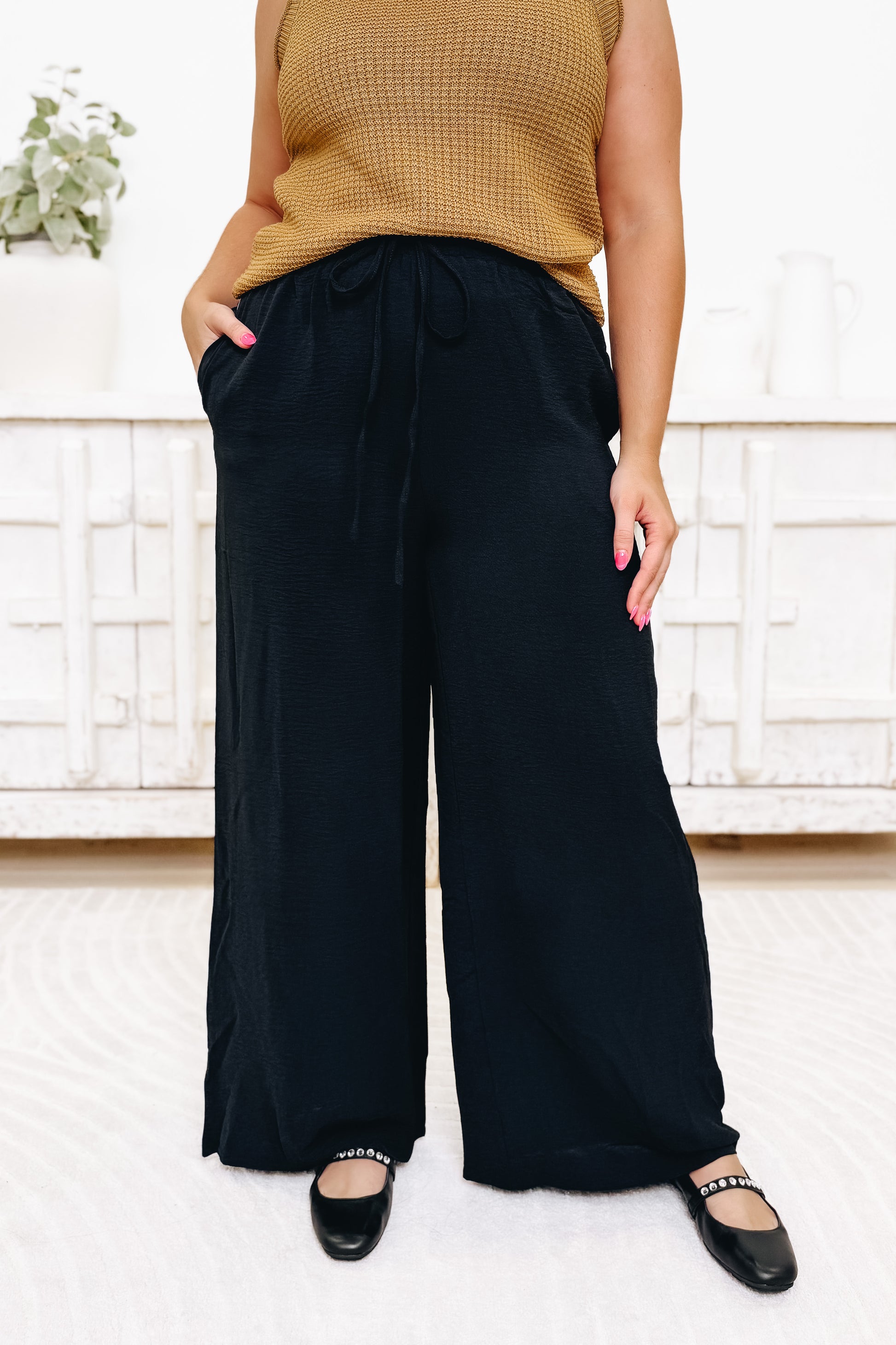 Coastal Rise Wide Leg Pants - 3 Colors!